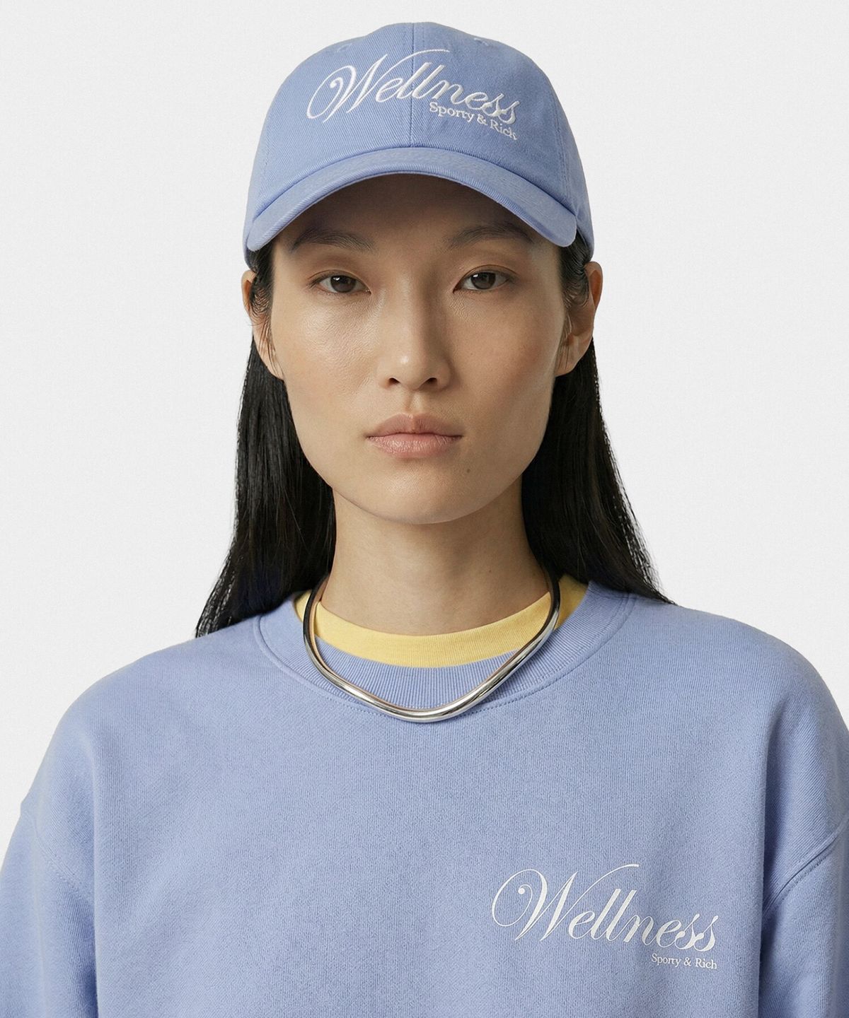 스포티앤리치(SPORTY&RICH) 에비뉴 캡 - 페리윙클 R265AOH004