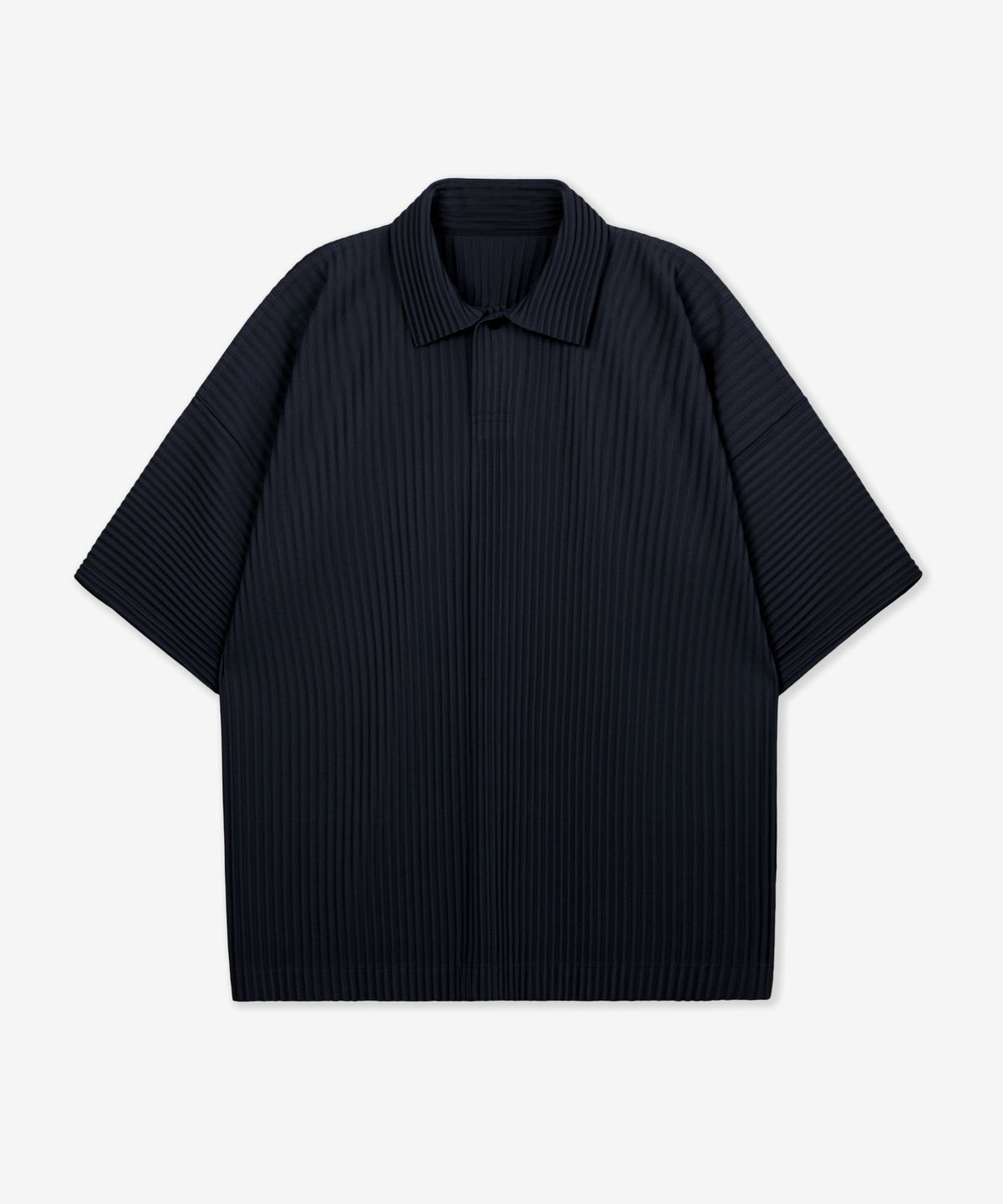 티엔지티(TNGT) Yoyogi Pleats Polo (Navy) TNTS6E212N2