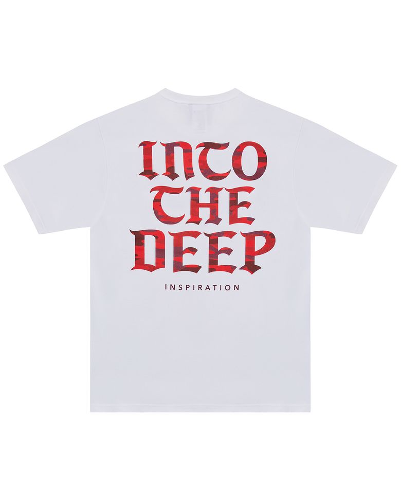 [ITD X HRTM] BIG LOGO NEW CAMO S/S - RED - WHITE