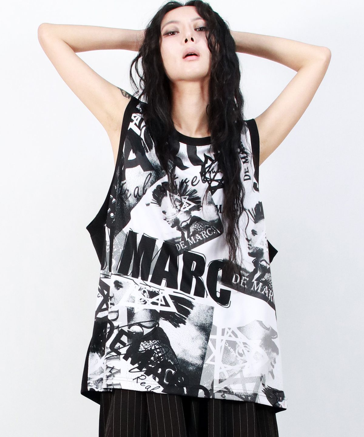 드마크(DEMARC) Street collage oversize sleeveless