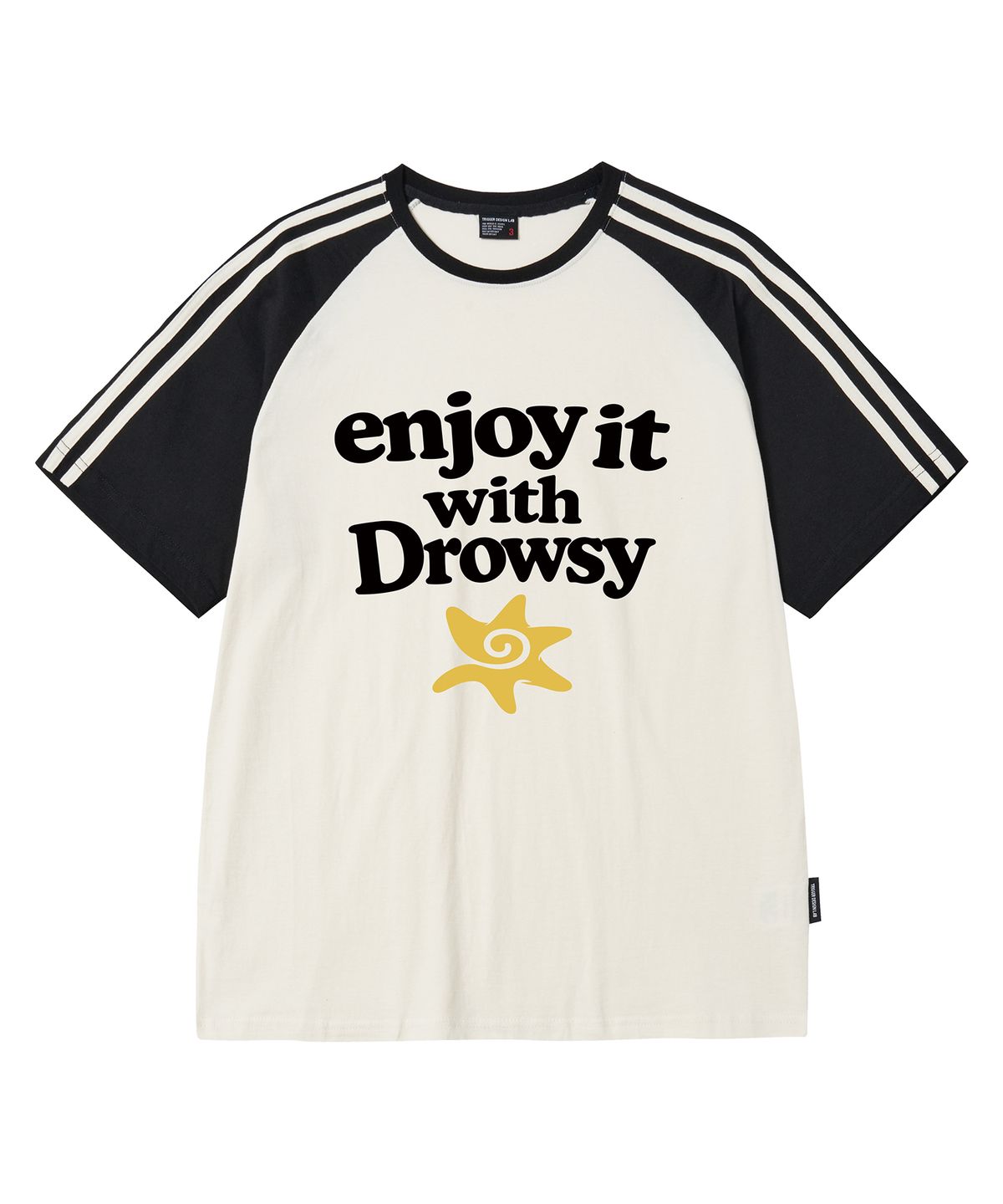 드로우시(DROWSY) DW 엔조이 래글런 반팔티셔츠 5Color