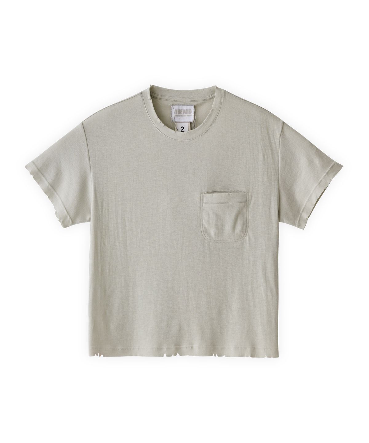 투위드(TUEWID) Zen pocket t-shirts in smoke