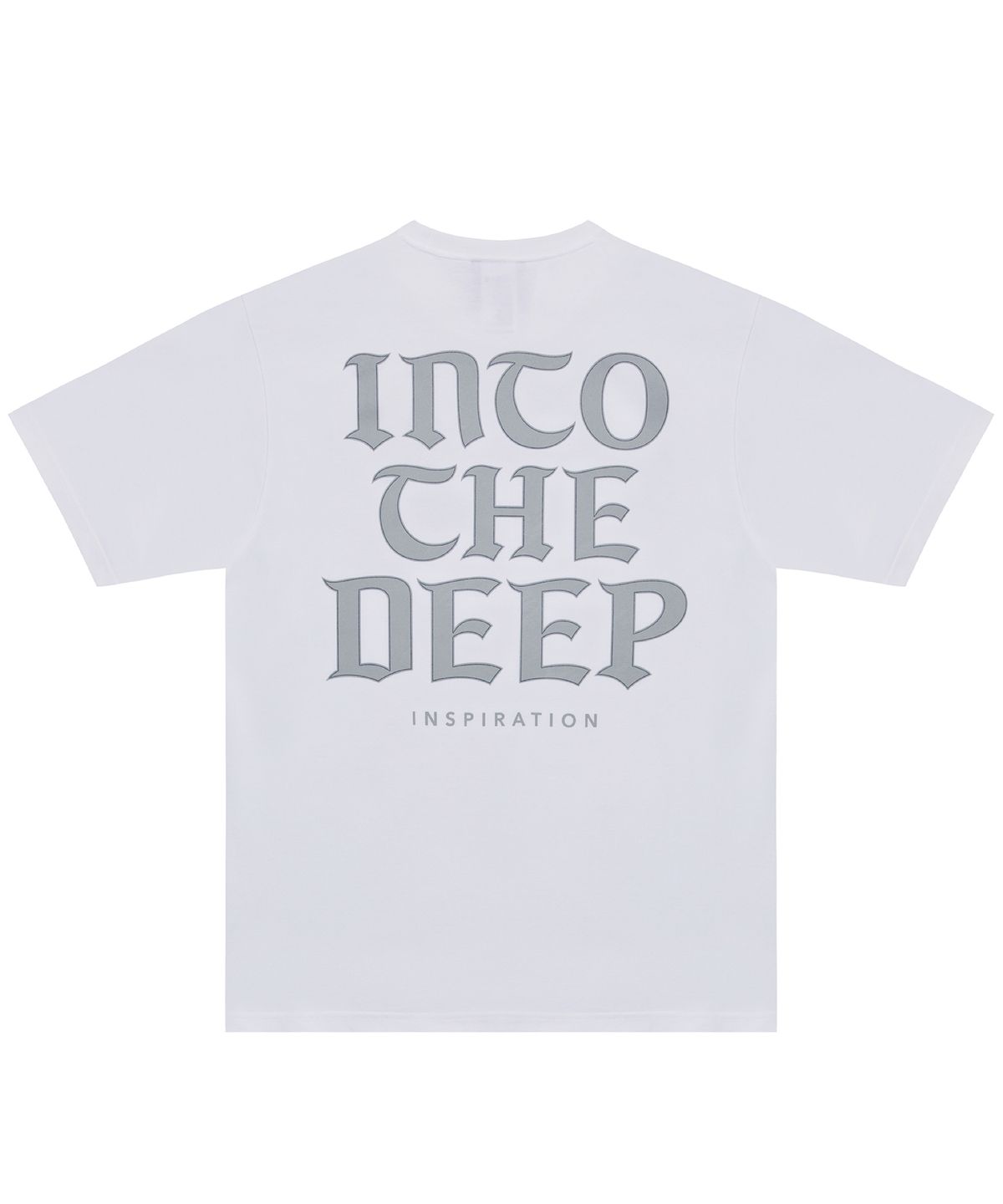 인투더딥(INTO THE DEEP) [ITD X HRTM] BIG LOGO DEEP LINE S/S - GREY - WHITE