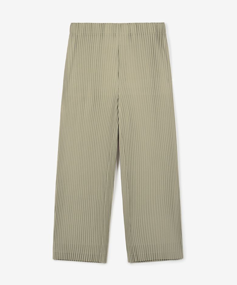 Yoyogi Pleats Tapered-fit Pants (Beige) TNPA6E114I2