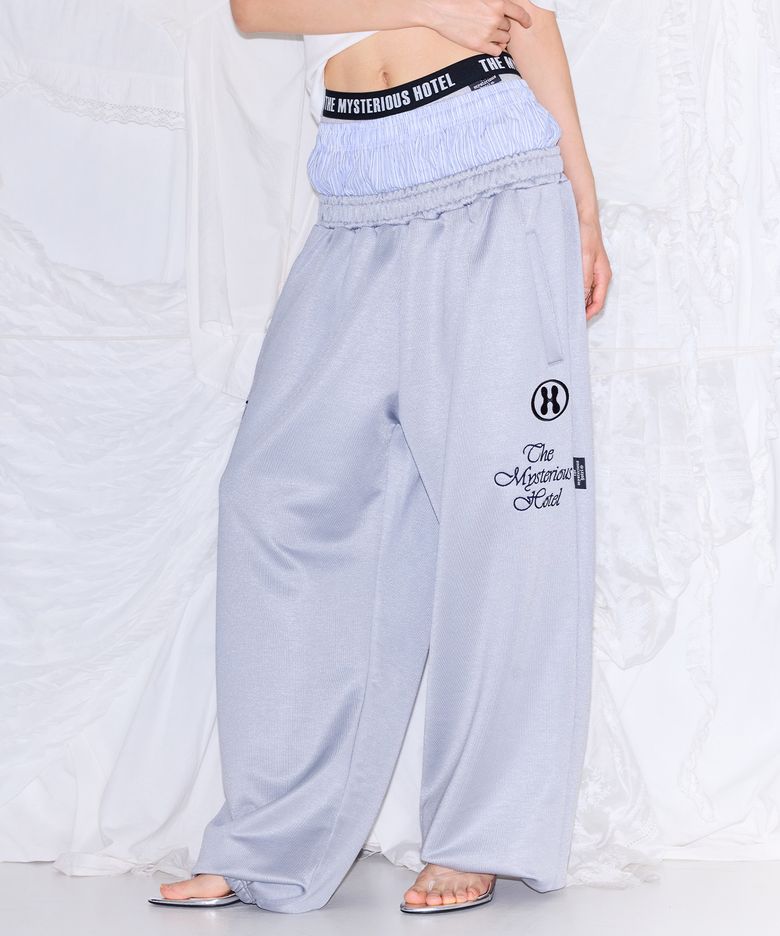 LAYERED JERSEY PT [GREY]