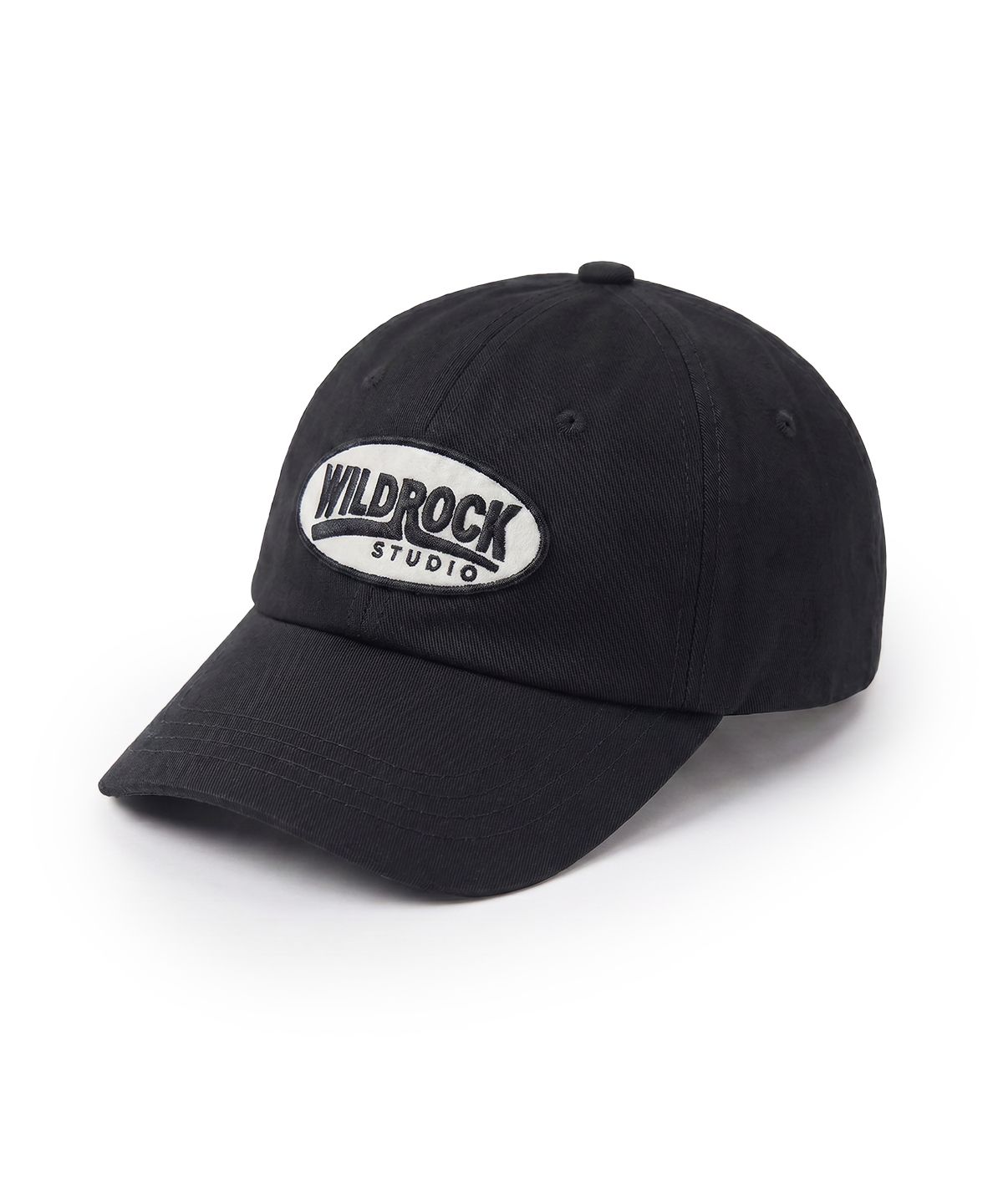 와일드락(WILDROCK) Wild Studio Emblem Ball Cap_Black
