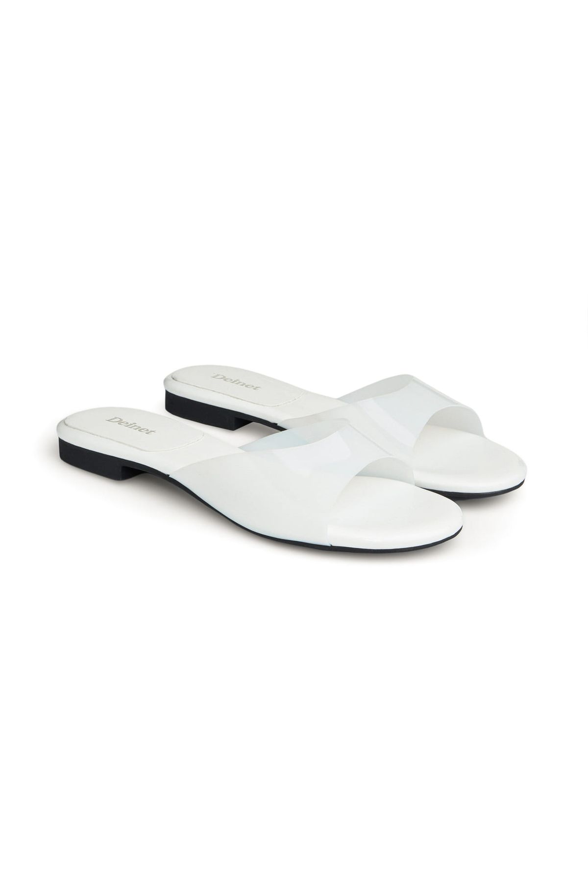 다이닛(DEINET) JELLY SLIPPERS IN WHITE