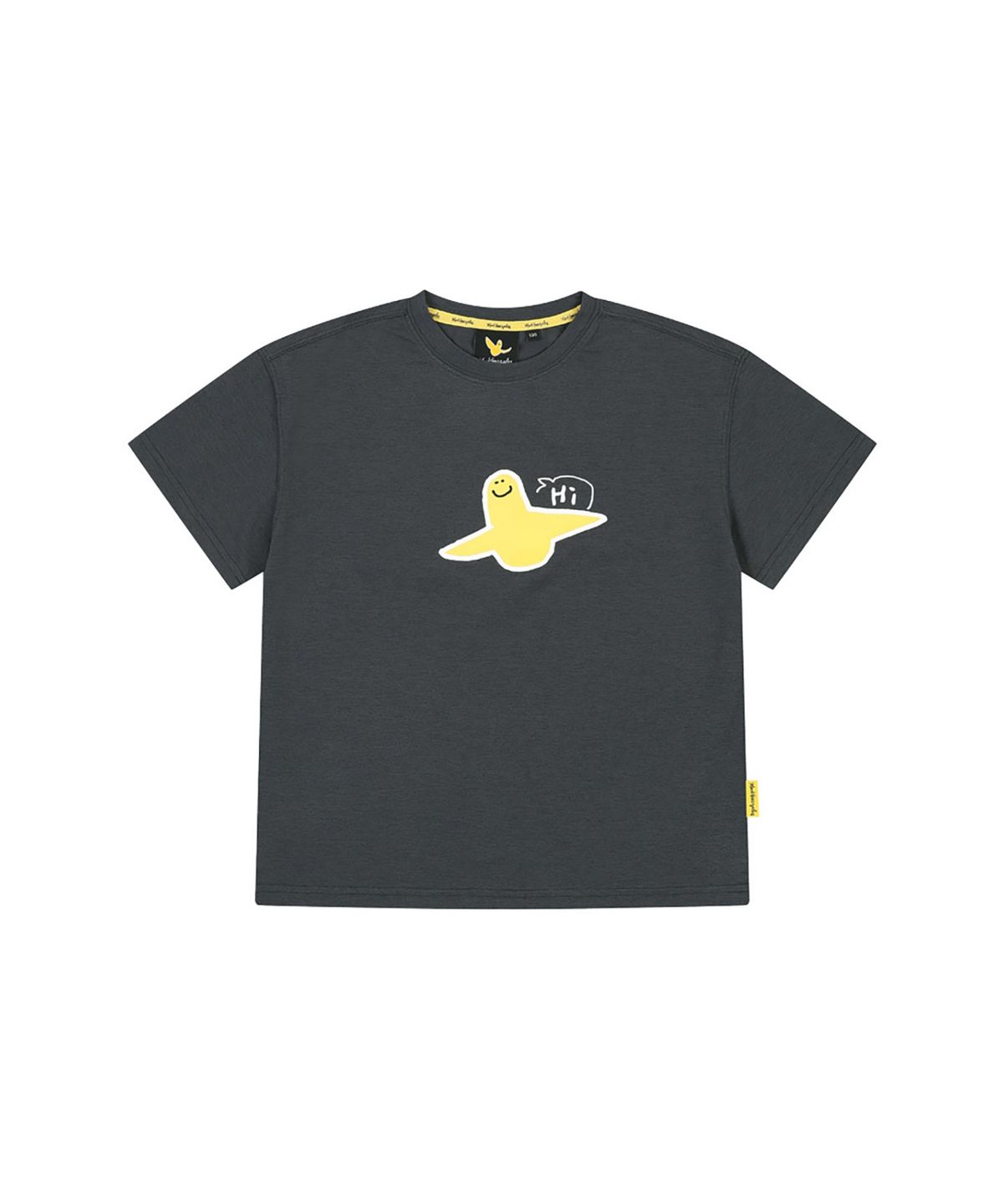마크곤잘레스 키즈(MARK GONZALES KIDS) 하이 엔젤 그래픽 티셔츠_차콜_MG62TS24CH