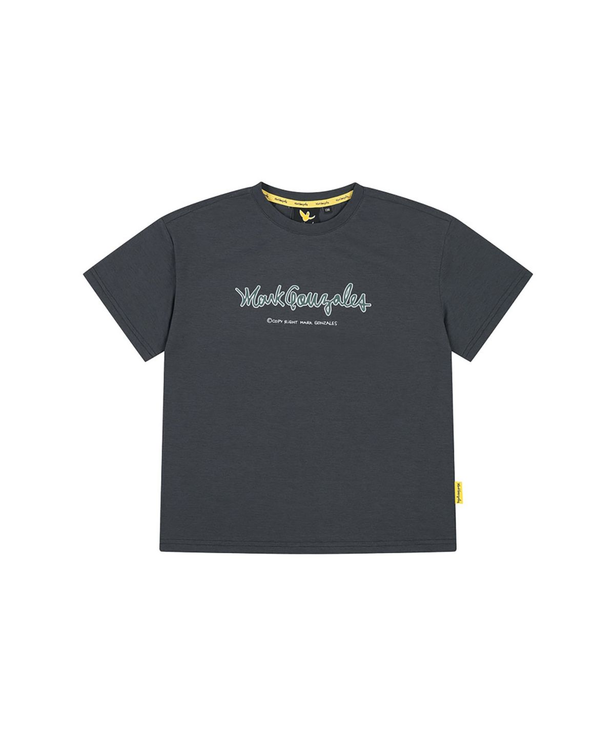 마크곤잘레스 키즈(MARK GONZALES KIDS) 아트워크 엔젤 티셔츠_차콜_MG62TS28CH