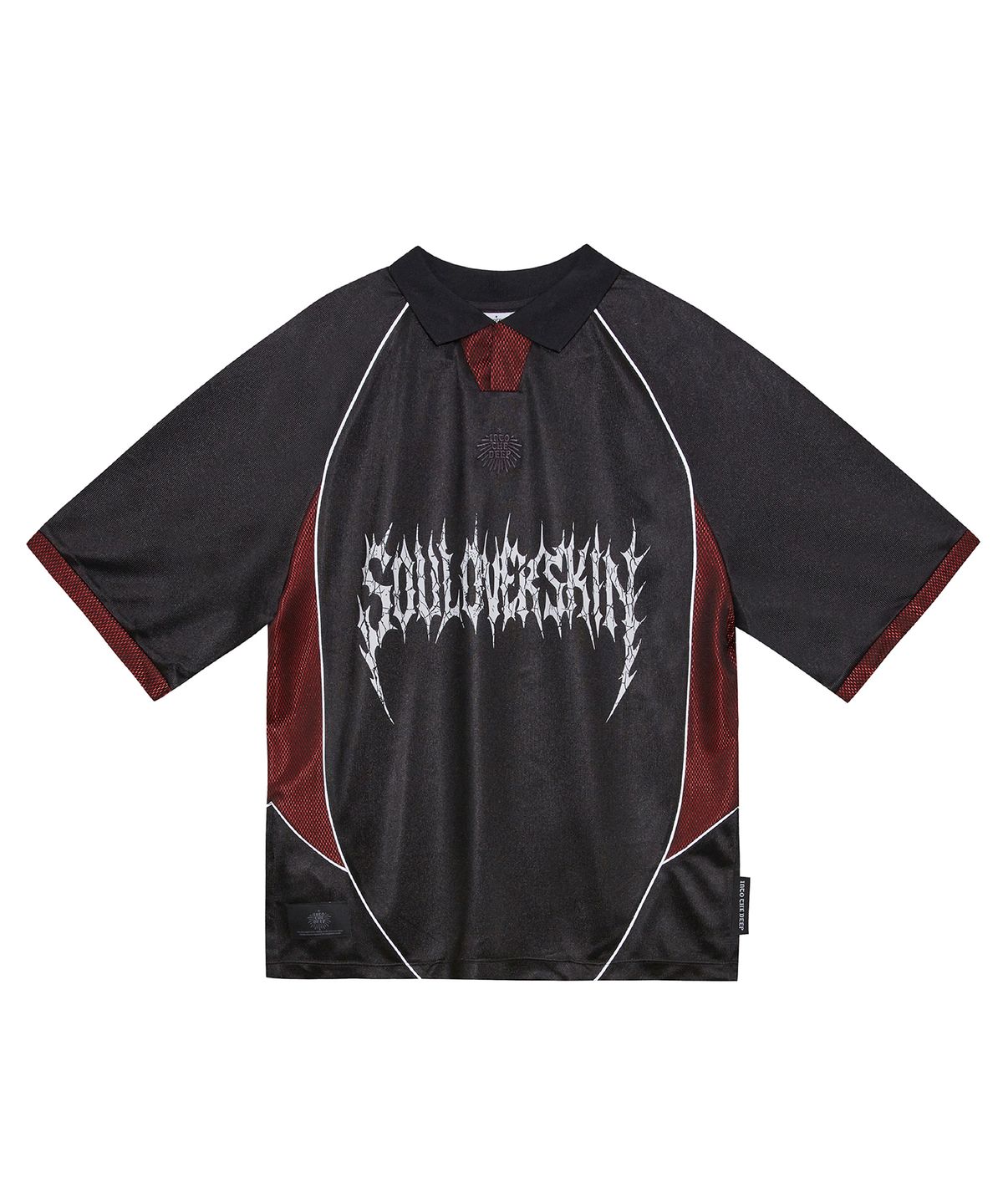 인투더딥(INTO THE DEEP) [ITD X HRTM] SOCCER JERSEY - BLACK