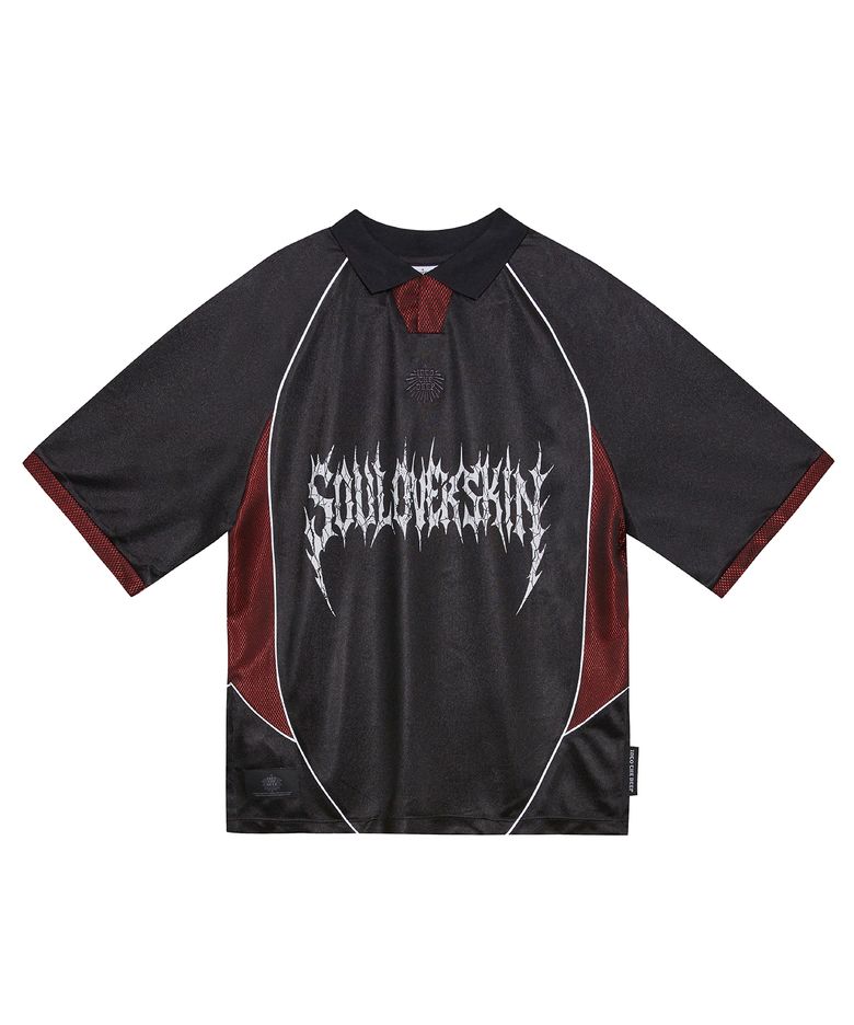 [ITD X HRTM] SOCCER JERSEY - BLACK