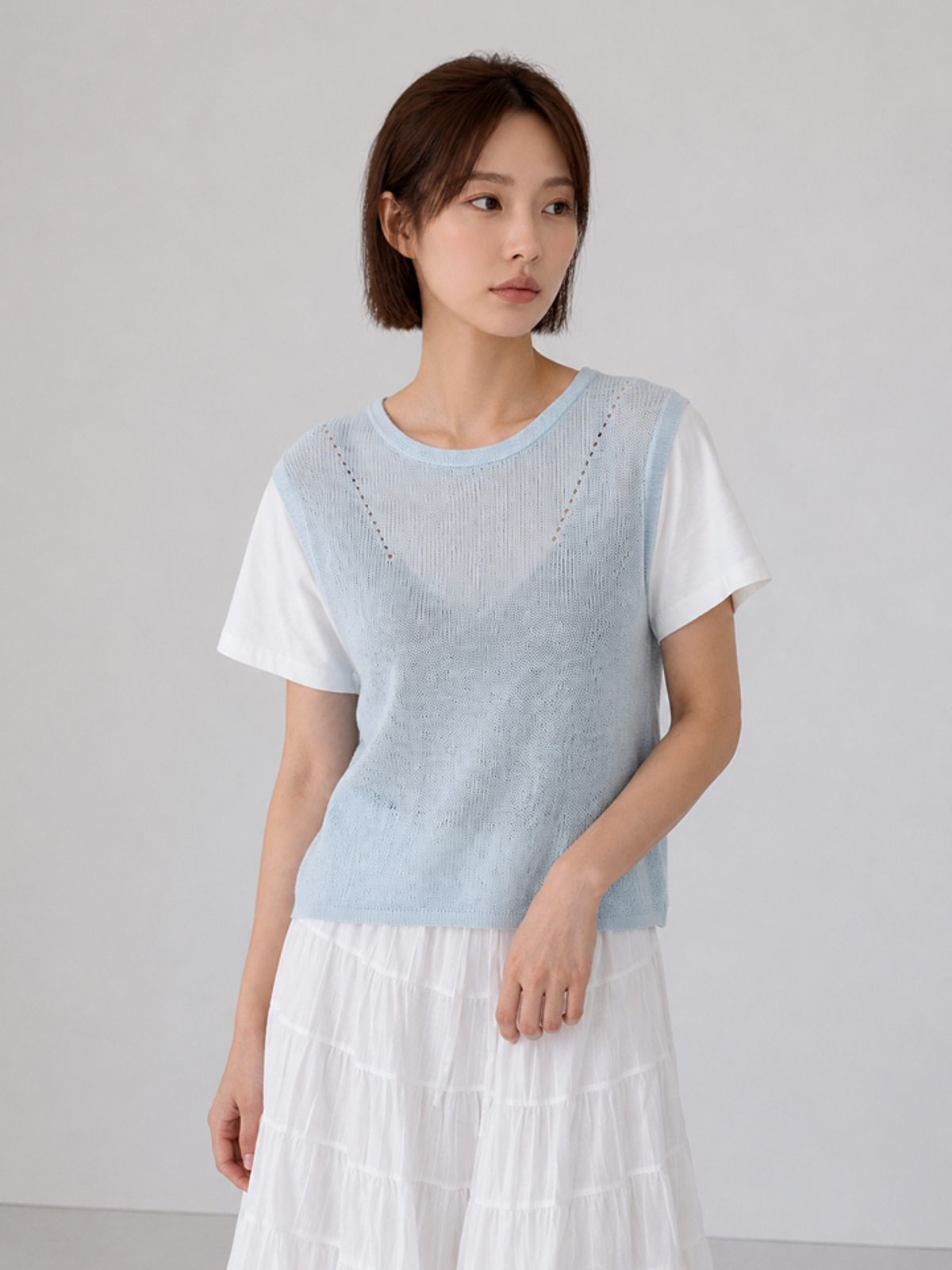 페이지플린(PAIGEFLYNN) 백버튼스카시배색니트_S6BKN007C