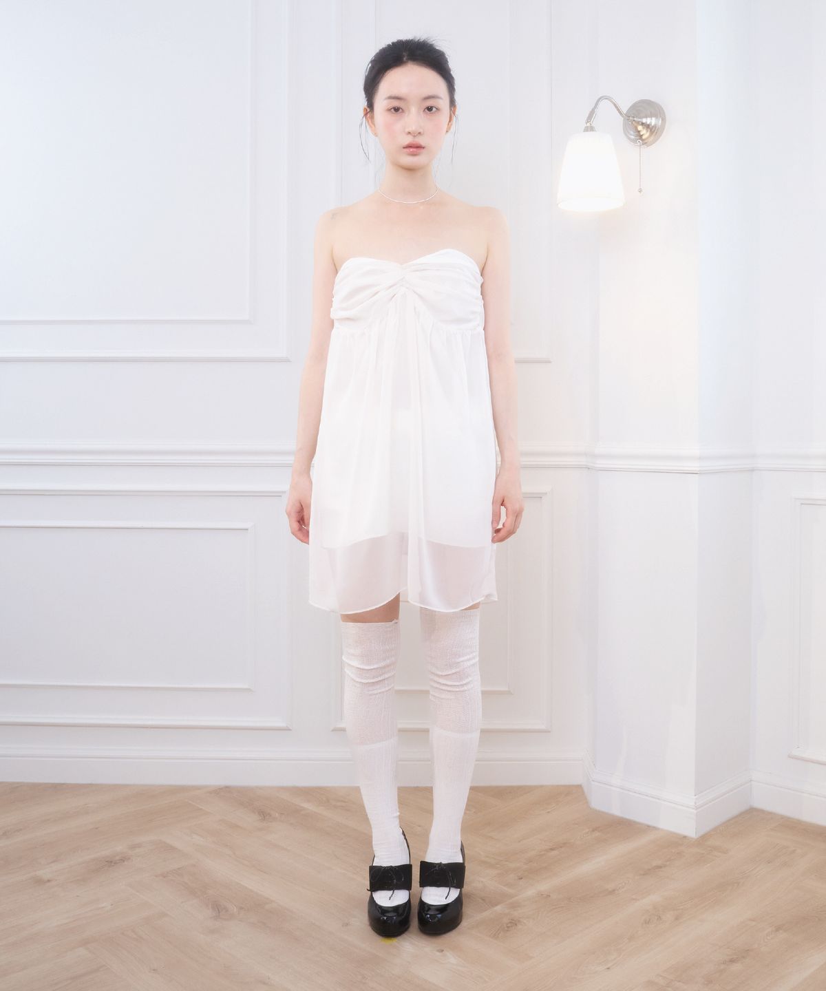 벨리아르(BELLIALEU) LOLA MINI DRESS WHITE