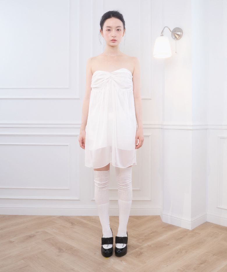 LOLA MINI DRESS WHITE