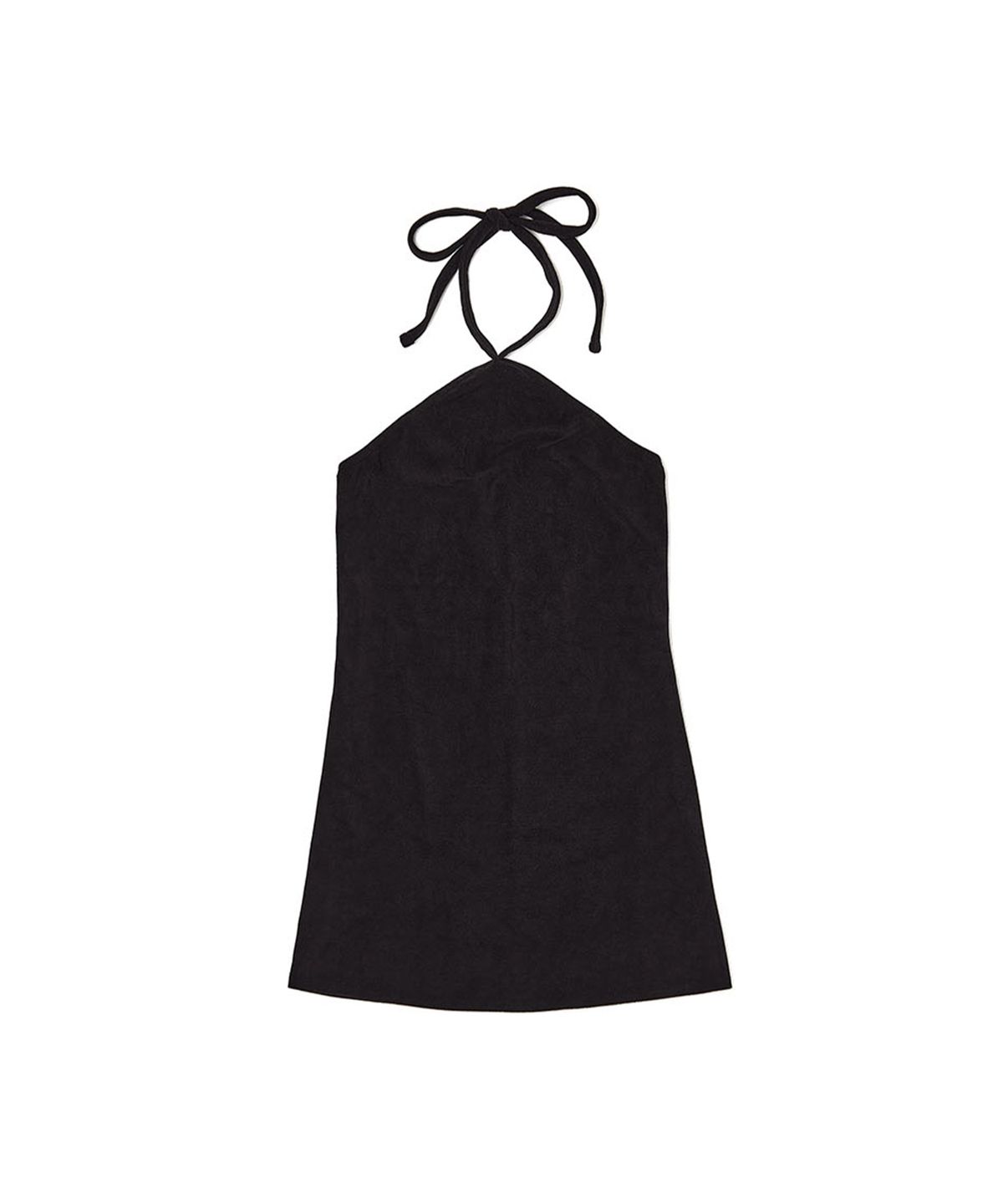 라츠유(LOTSYOU) Terry Dress Black