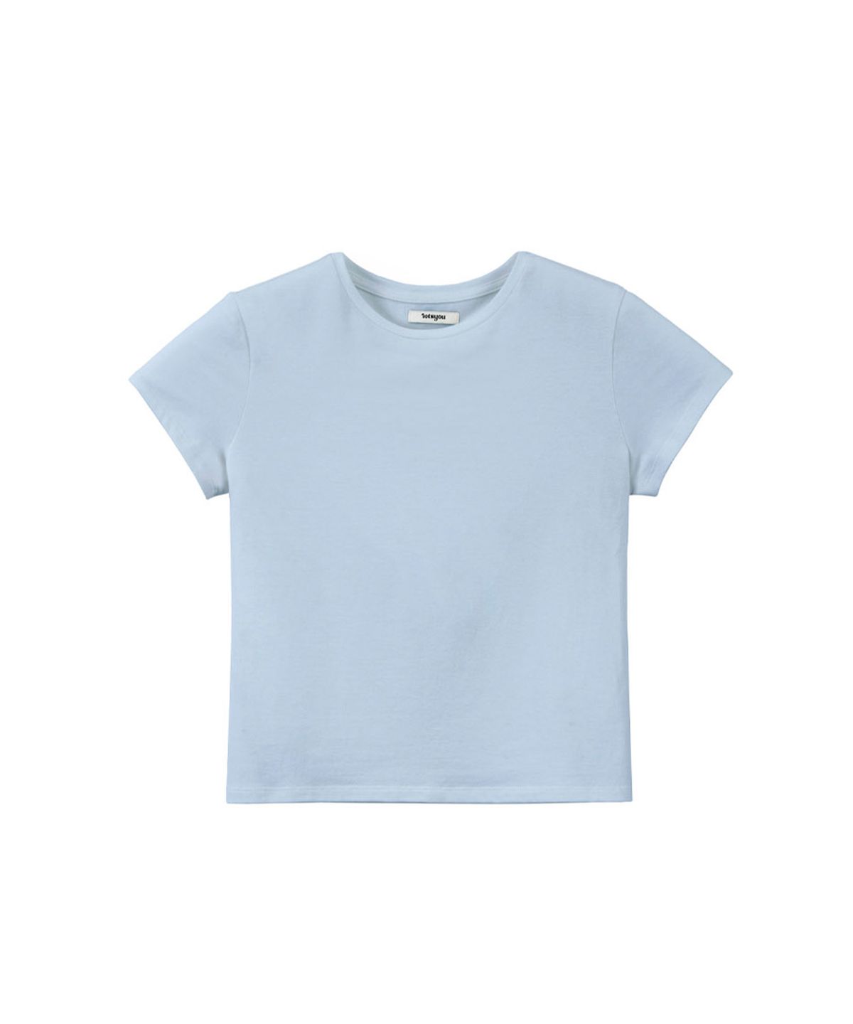 라츠유(LOTSYOU) Basic Color T-shirts Sky Blue