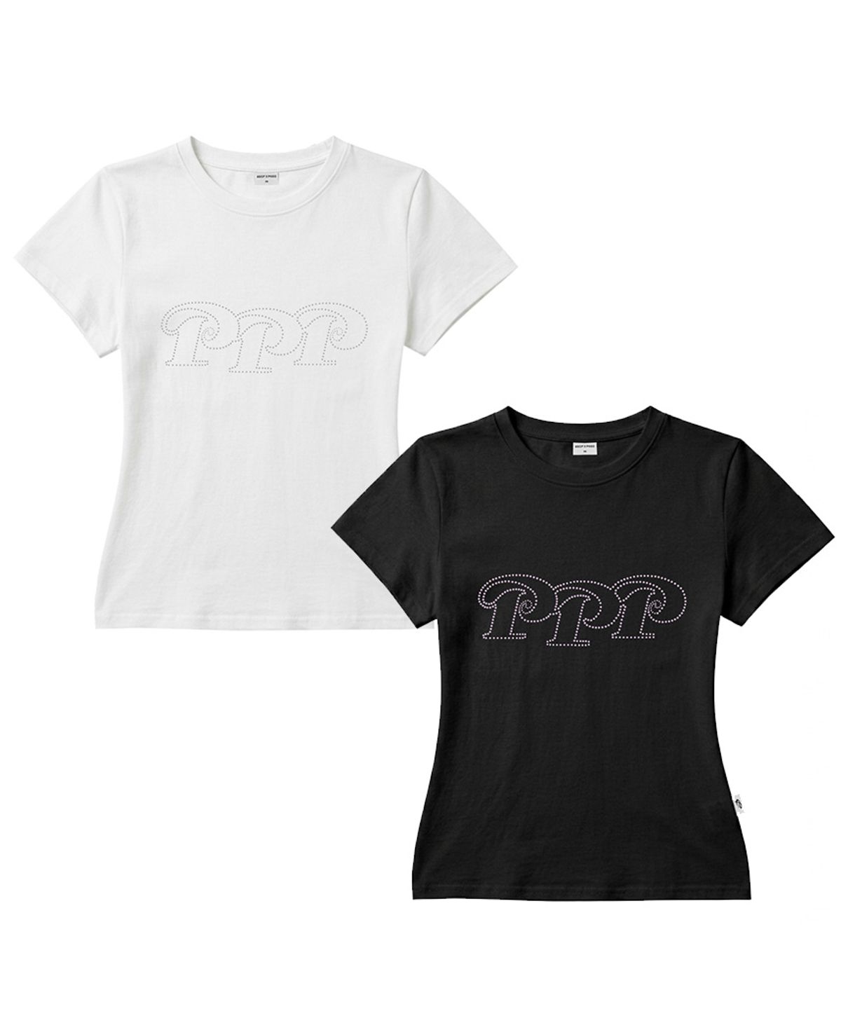 페이지시시(PAGESIISII) PPP 핫픽스 포인트 슬림핏 반팔티 [2color]