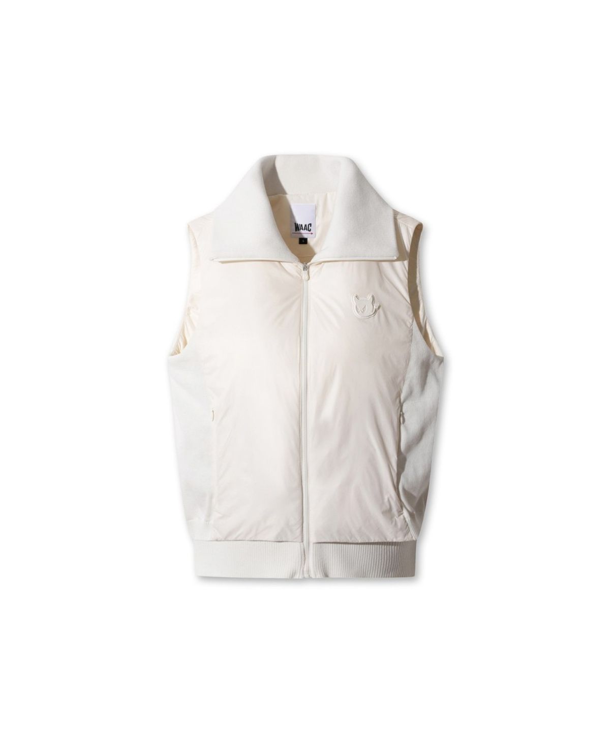 왁(WAAC) Women Knit hybid light padded vest WWVAW25720IVX