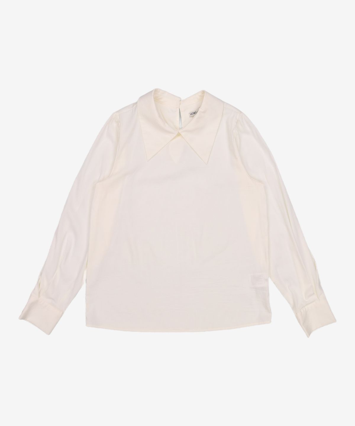 미쏘(MIXXO) 셔츠카라 소매벌룬 블라우스 MIWBLC102B S