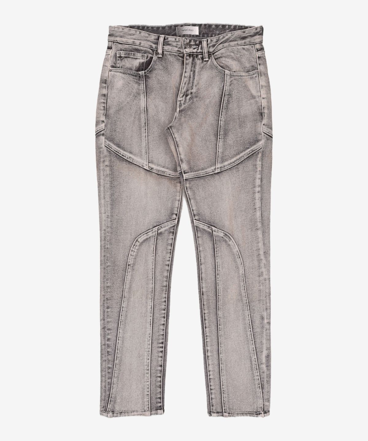 메종미네드(MAISON MINED) TURN OVER DENIM PANTS WHITE 48