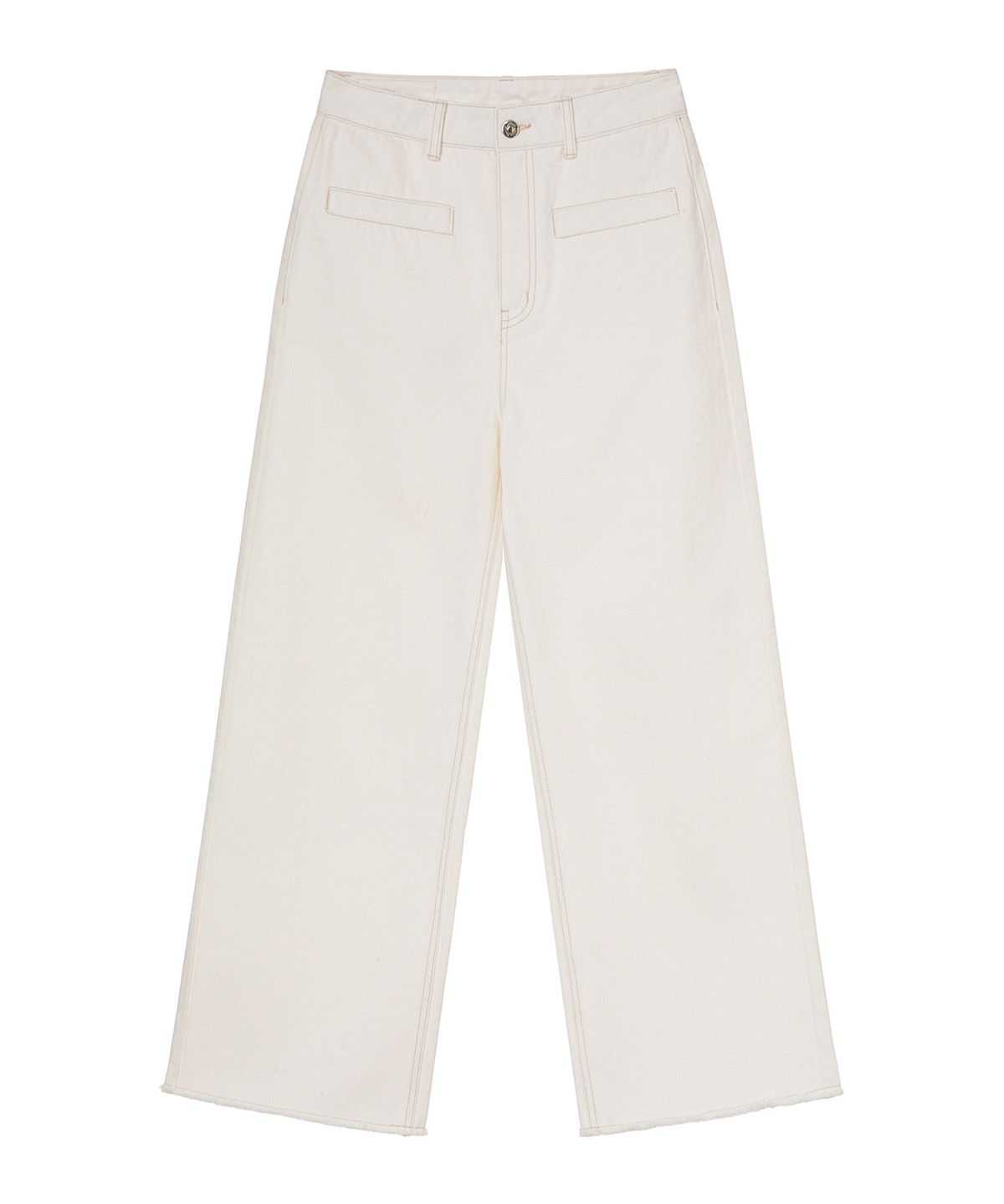 다이닛(DEINET) WIDE DENIM PANTS IN WHITE
