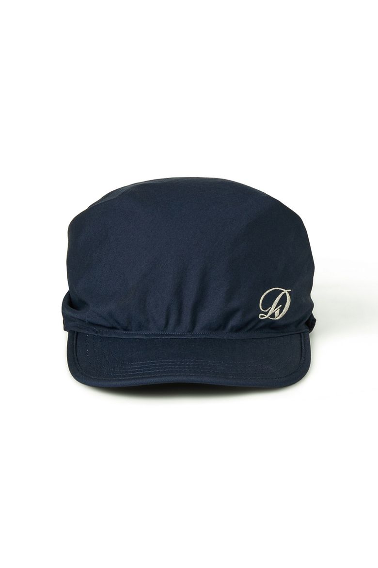 SCARF LOGO BALL CAP IN NAVY