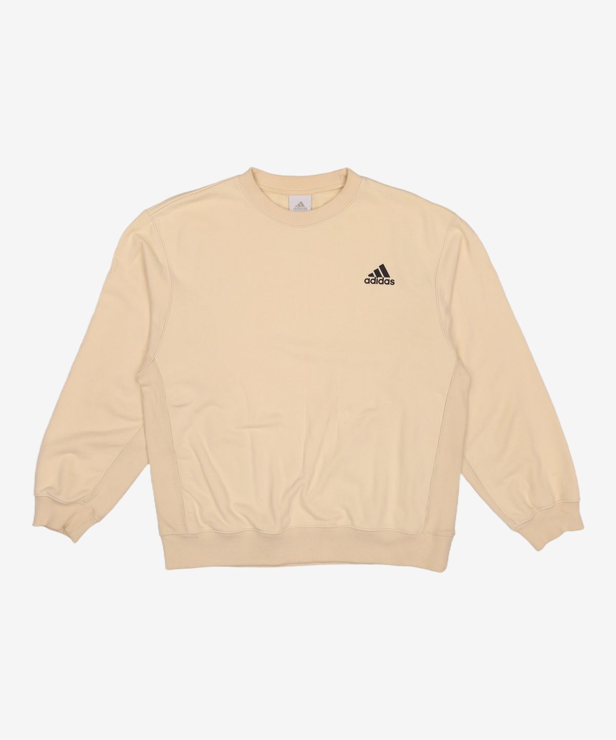 아디다스(ADIDAS) 릴랙스 오버사이즈 크루넥 - 베이지 / CM1408 L