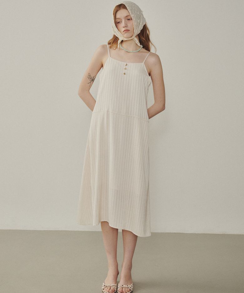 산타모니카 새틴 드레스(315301)_BEIGE