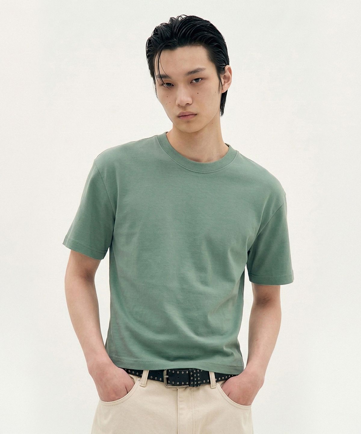 피알씨에스에스(PRCSS) Essential Crop tee - Mint