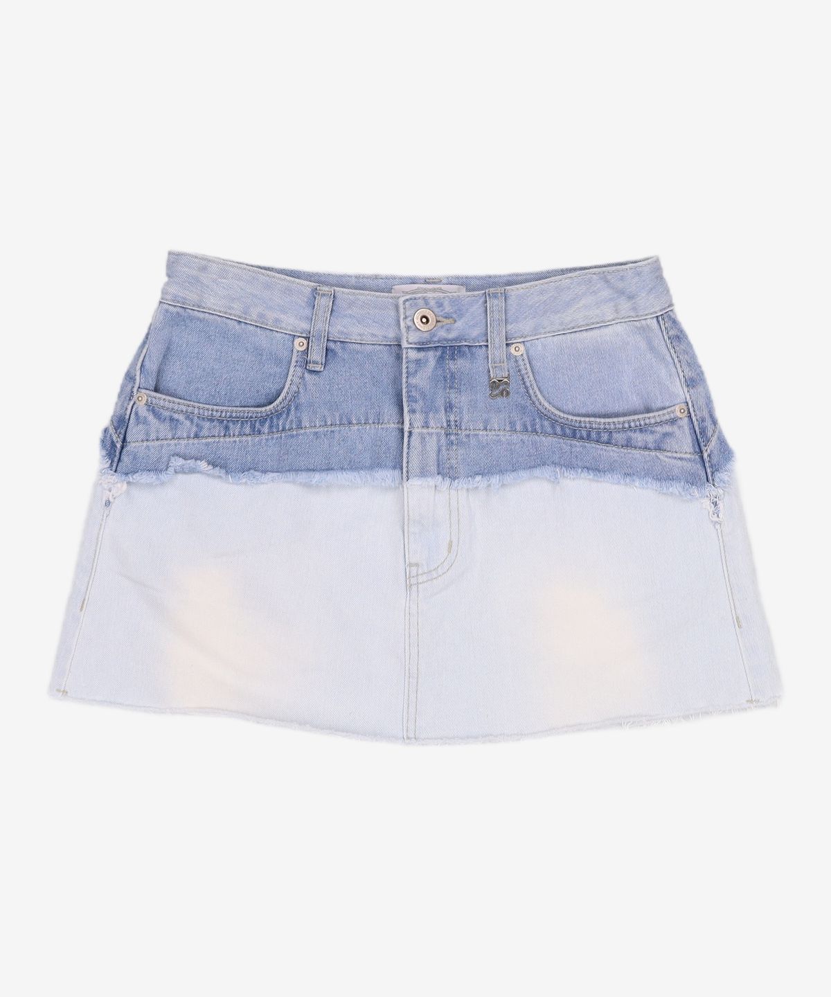 글로니(GLOWNY) ARIZONA TWOTONE SKIRT (BABY BLUE) M