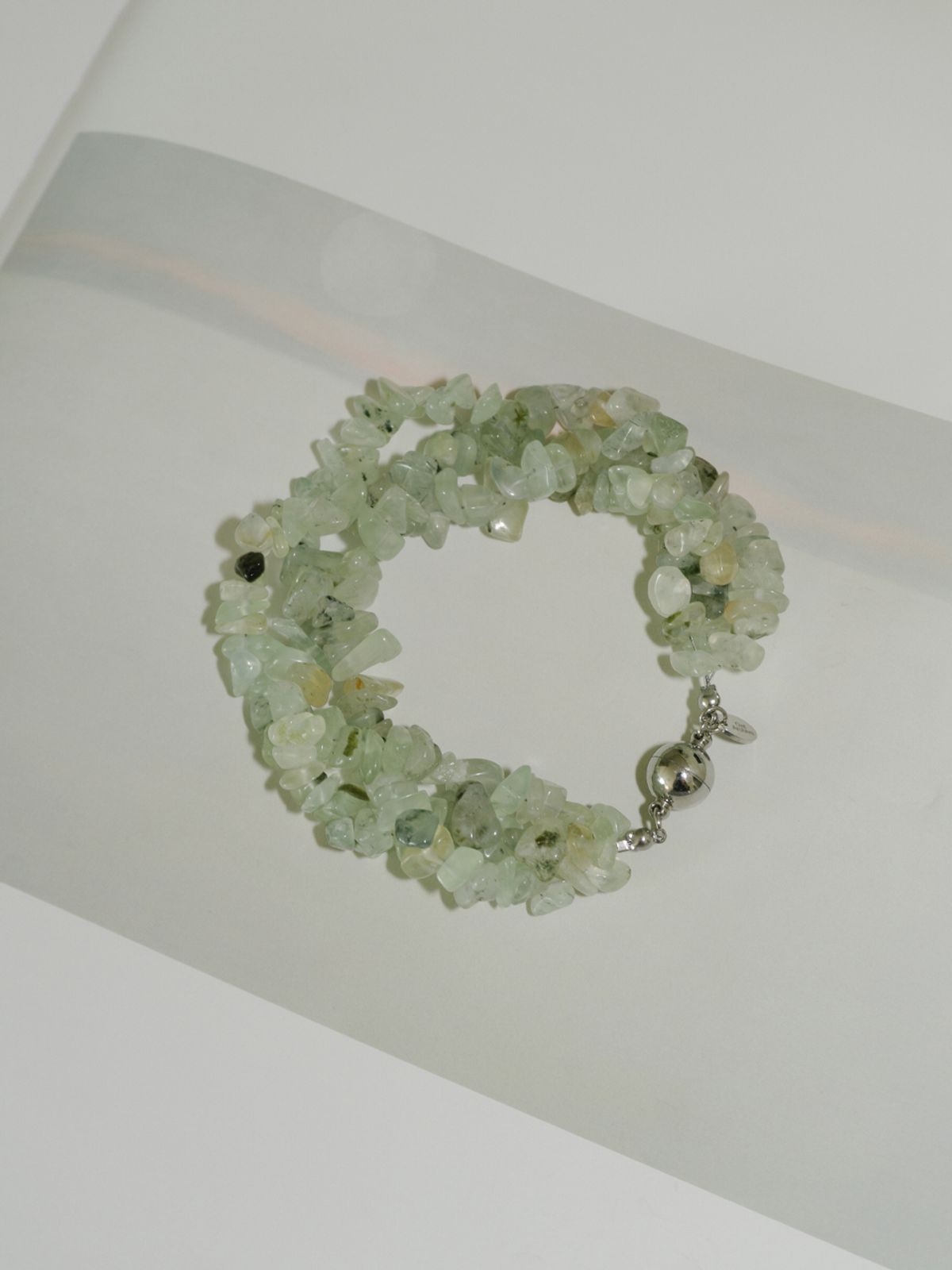 오트아카이브(OAT ARCHIVE) Frosting 팔찌, prehnite