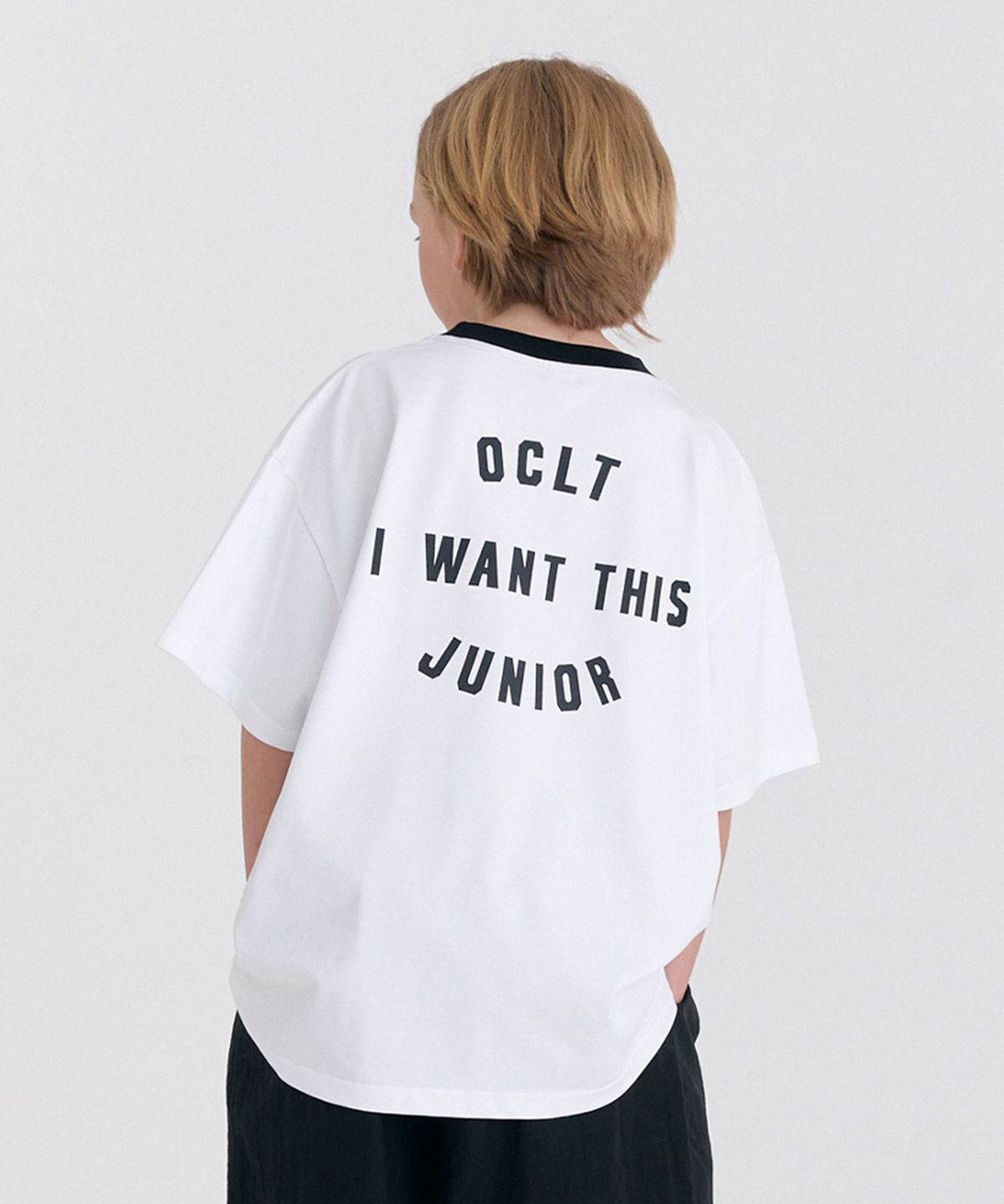 오실롯 주니어(OCELOT JUNIOR) G20 스플래쉬반팔(화이트)