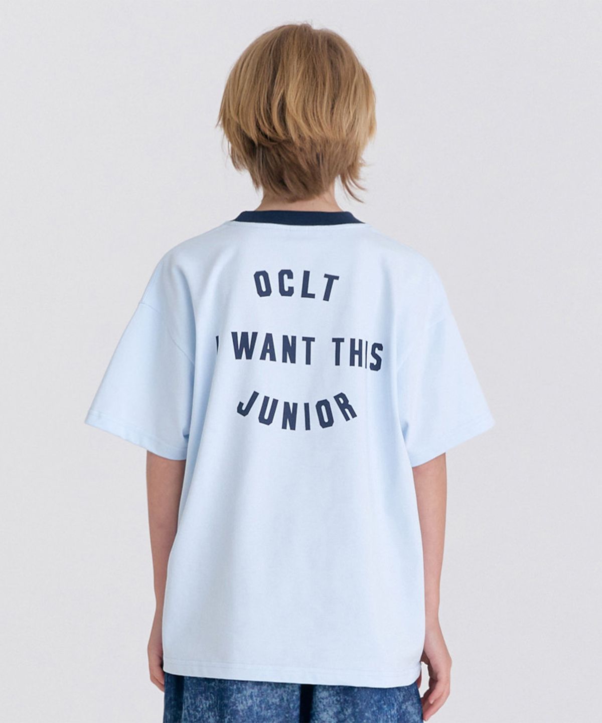오실롯 주니어(OCELOT JUNIOR) G20 스플래쉬반팔(블루)