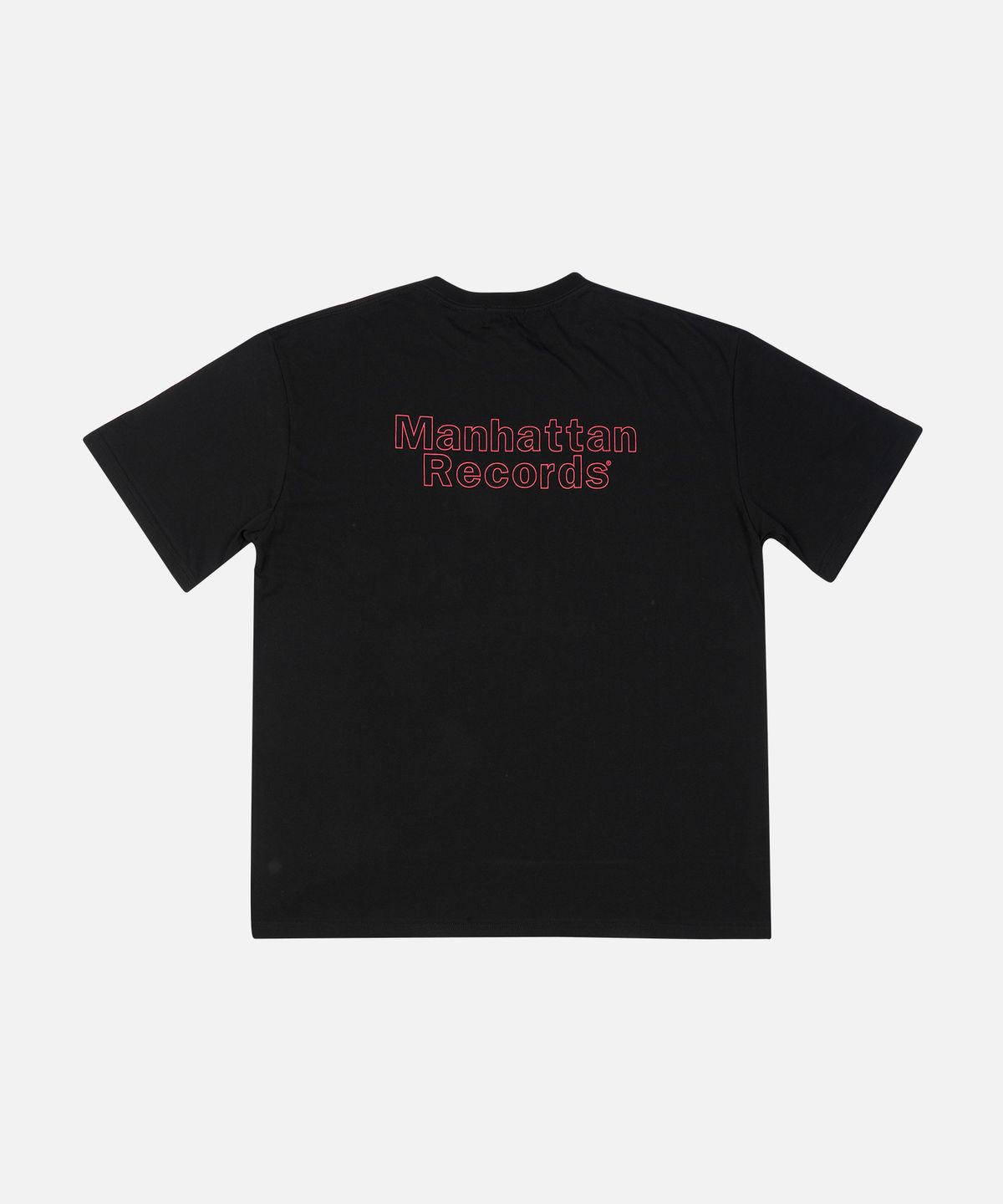 맨하탄레코즈(MANHATTAN RECORDS) MR Line Logo Pocket Tee - Black