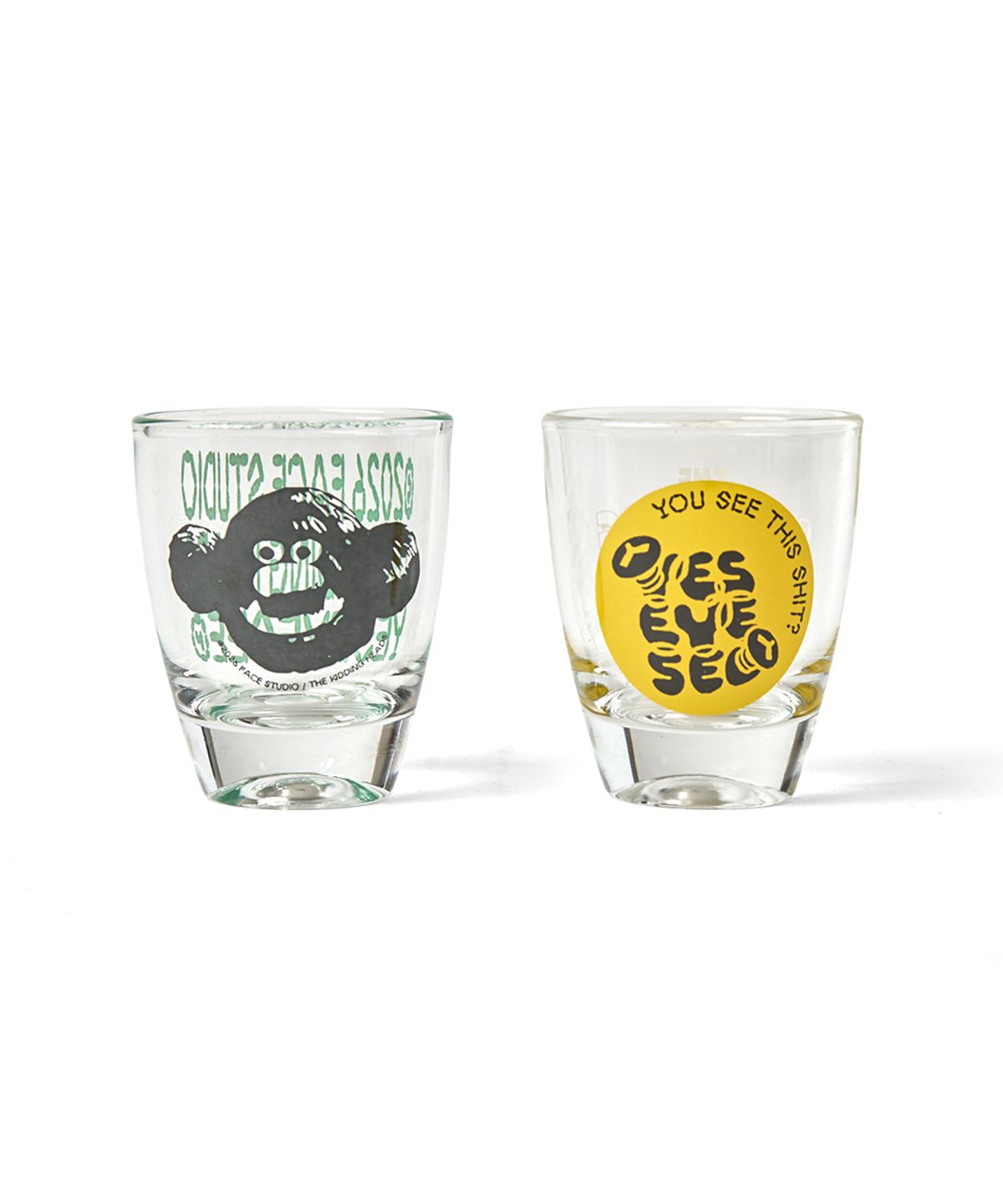 예스아이씨(YESEYESEE) FACE OKA Shot Glass Set Multi