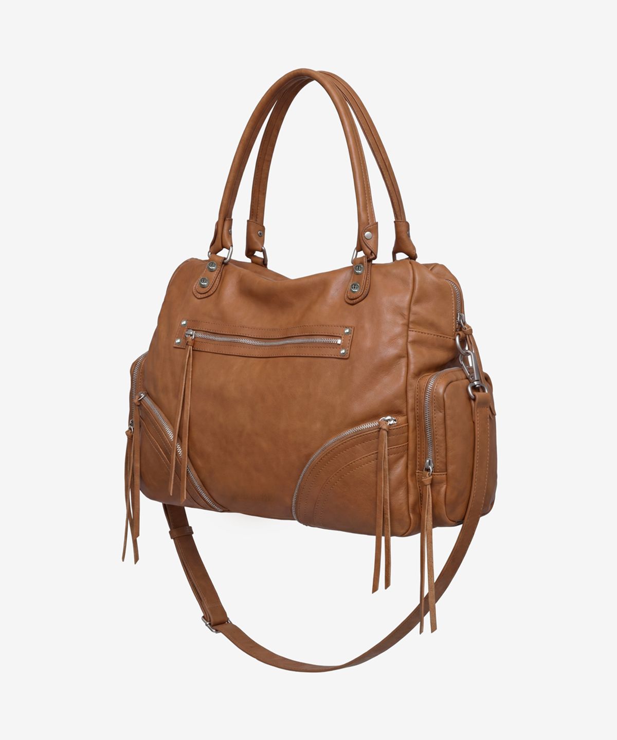 블랙 퍼플(BLACK PURPLE) 위켄더 포켓 백_케러멜 브라운 Weekender Pocket Bag_Caramel Brown