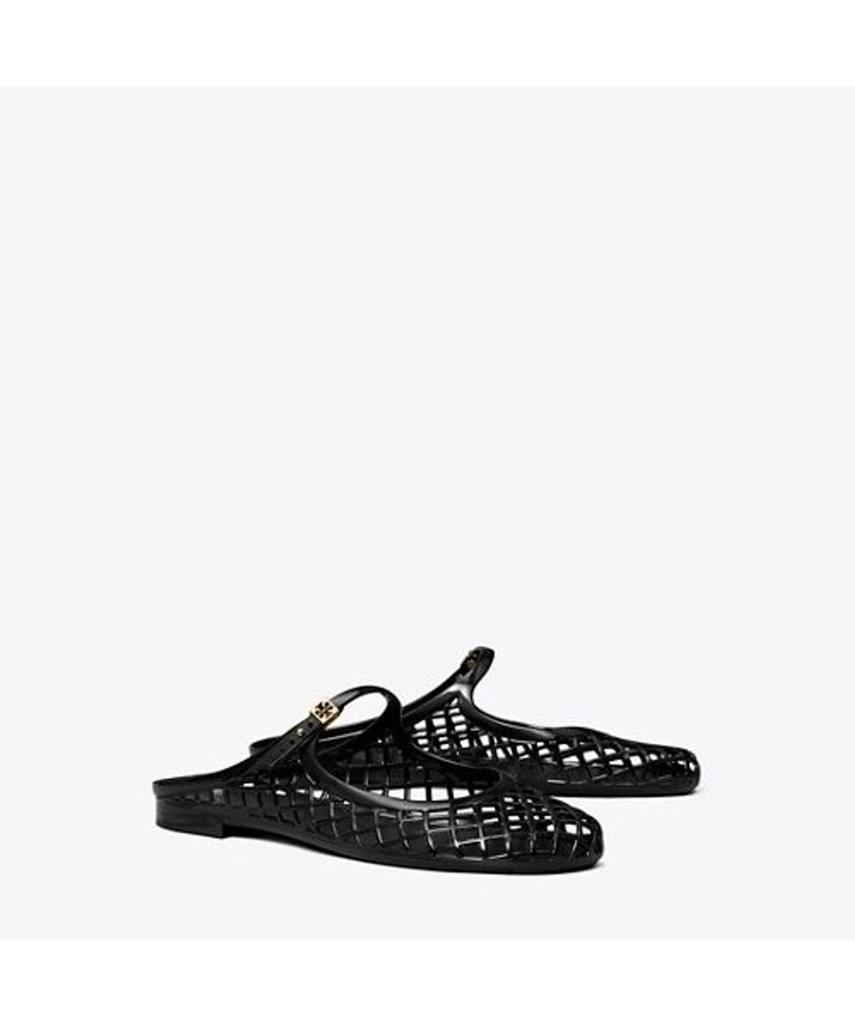 토리버치(TORYBURCH) 멜로우 메리 제인 젤리 - 퍼펙트 블랙 / 골드