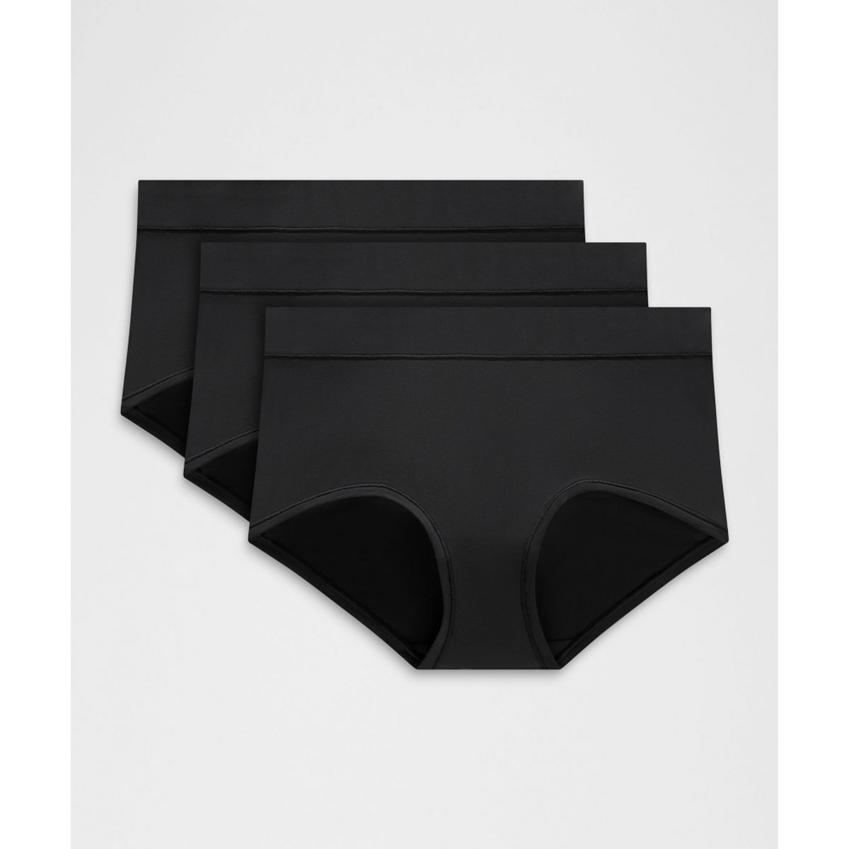 룰루레몬(LULULEMON) 언더이즈 미드라이즈 보이쇼츠 언더웨어 3팩  BLK