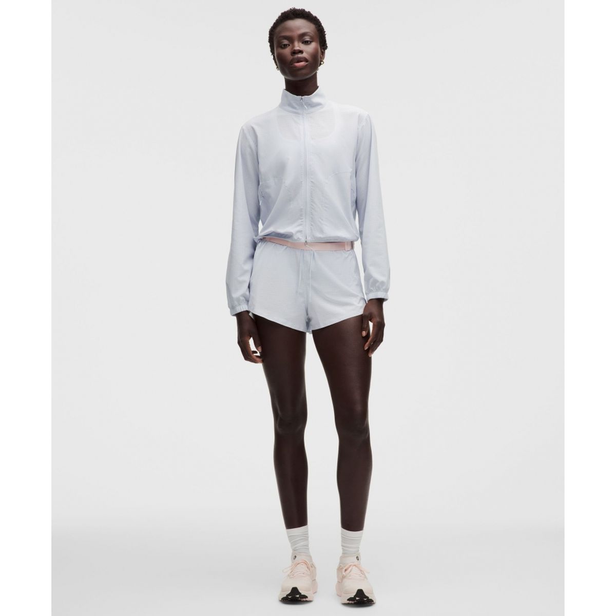 룰루레몬(LULULEMON) 텍스처드 메쉬 하이라이즈 러닝 쇼츠 2.5inch  STRH