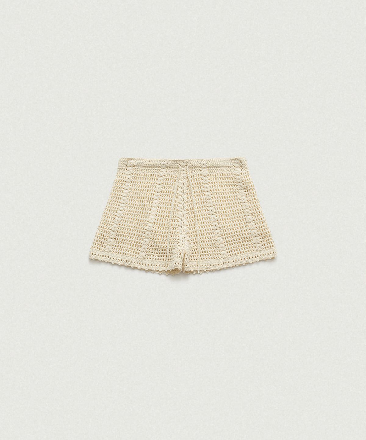 더바넷(THEBARNNET) Pai Crochet Drawstring Knit Shorts_Cream