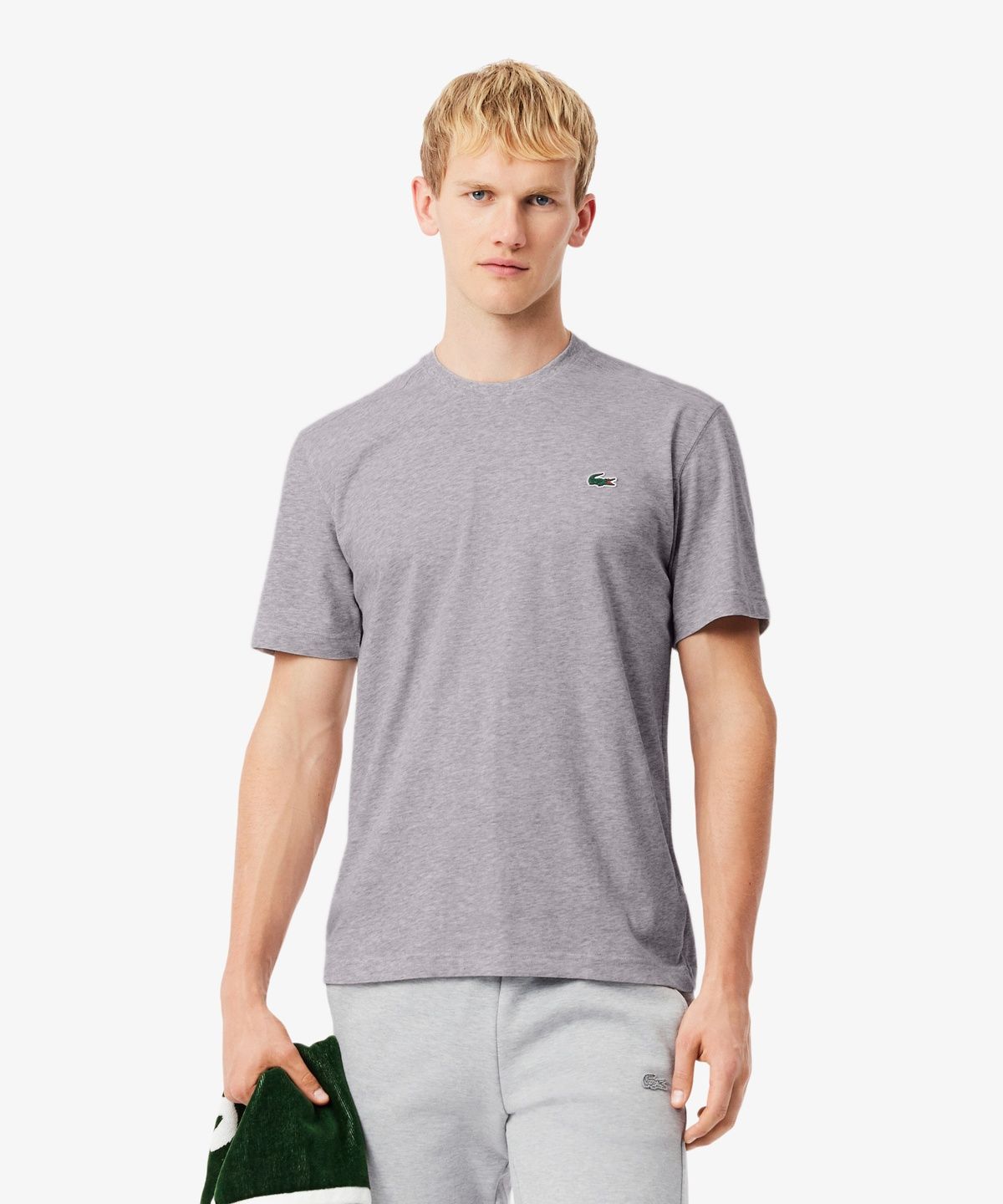 라코스테(LACOSTE) 남성 베이직 트레이닝 티셔츠 TH7618-56GR CCA
