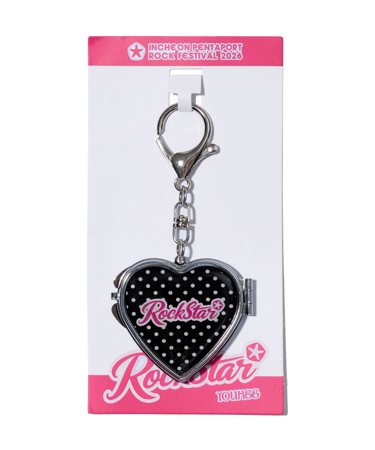 유희(YOUHEE) 2026 PENTAPORT ROCKSTAR KEY CHAIN SILVER