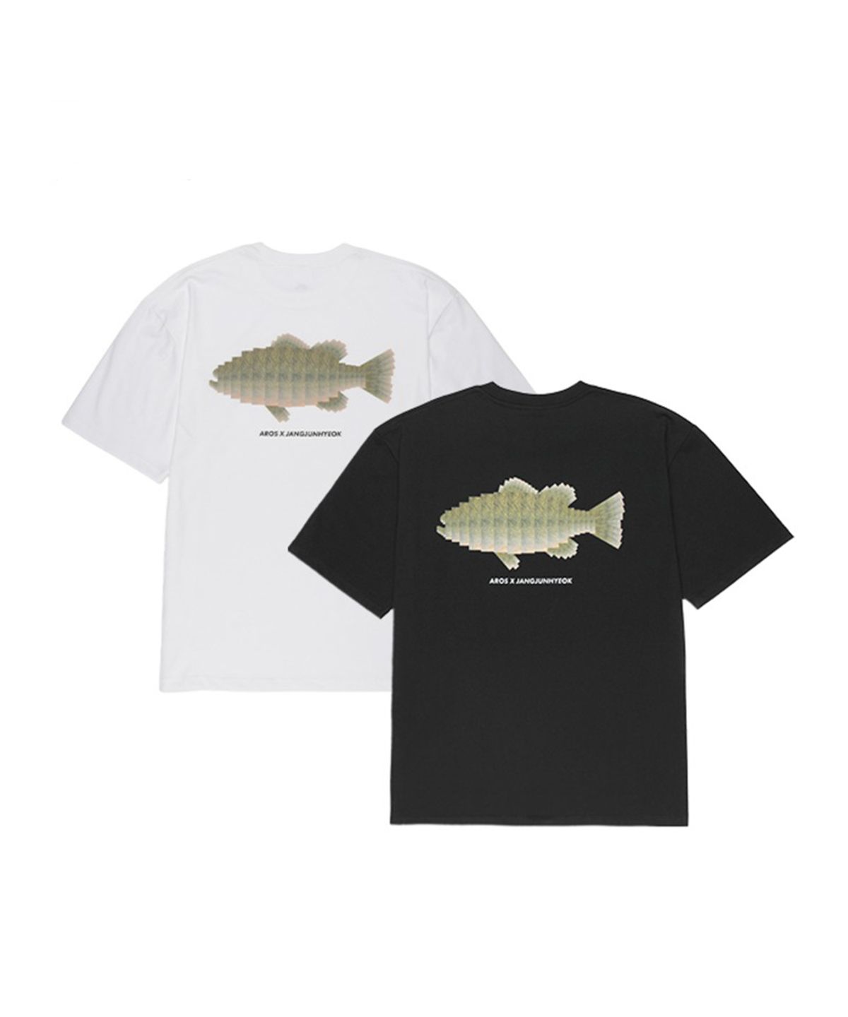 아로스(AROS) [AROS X JANG JUN HYEOK] Fragments Tee Bass 배스