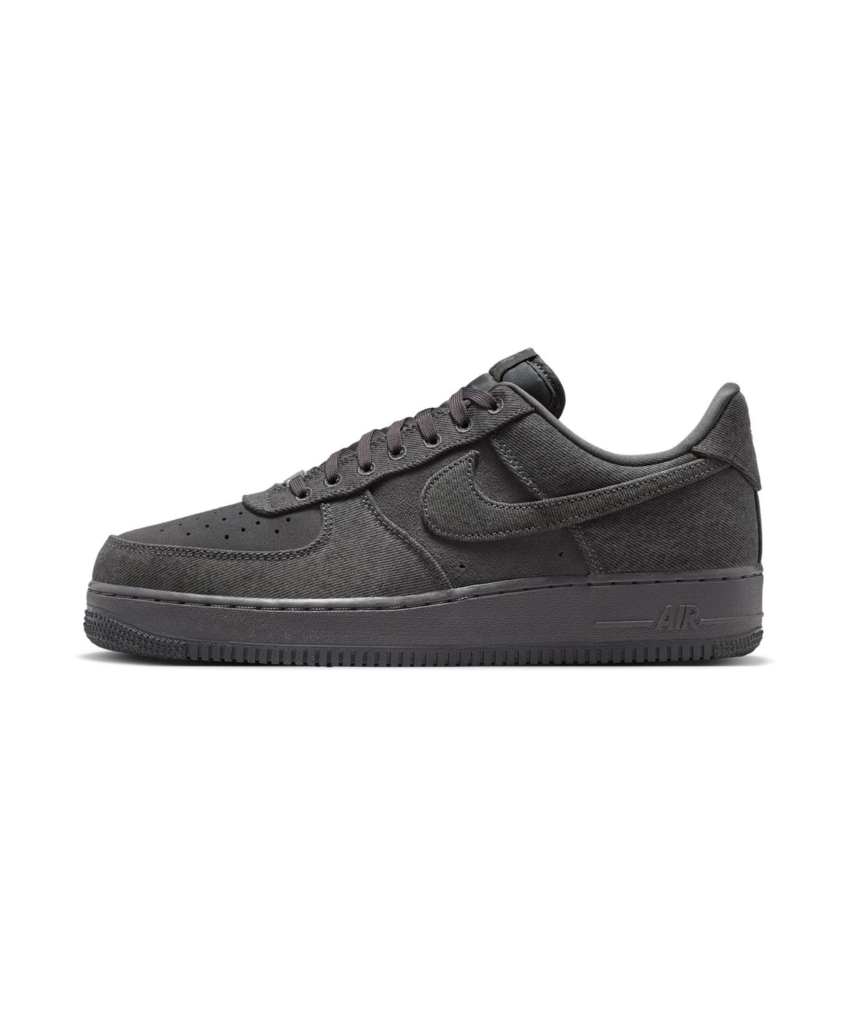나이키(NIKE) 에어 포스 1 07 LV8 데님 M - 앤트러사이트:미디엄 애쉬:메탈릭 실버:앤트러사이트 / IR0951-003