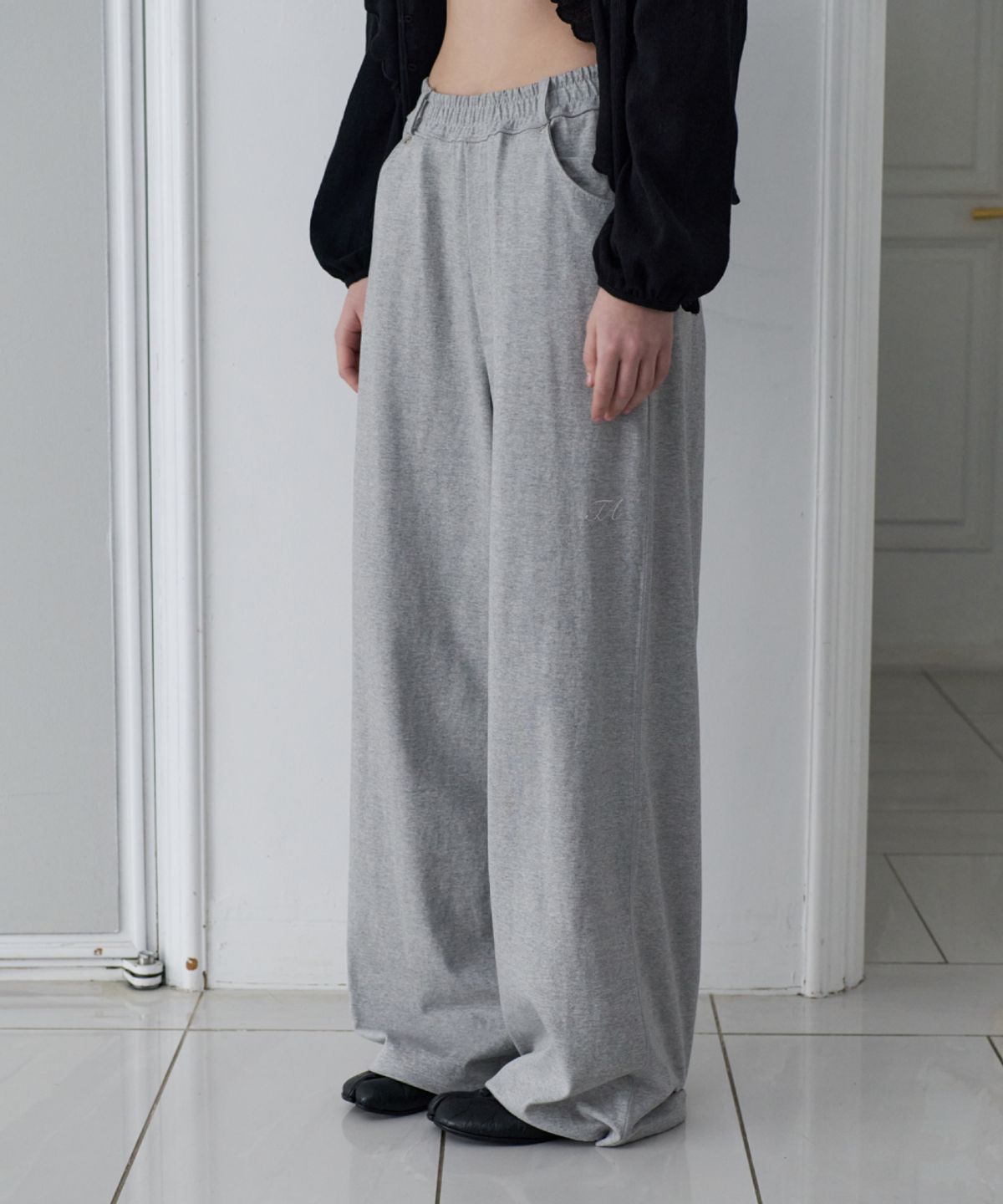 토아베(TOAVE) Airy Cotton Waist Pants (Gray)