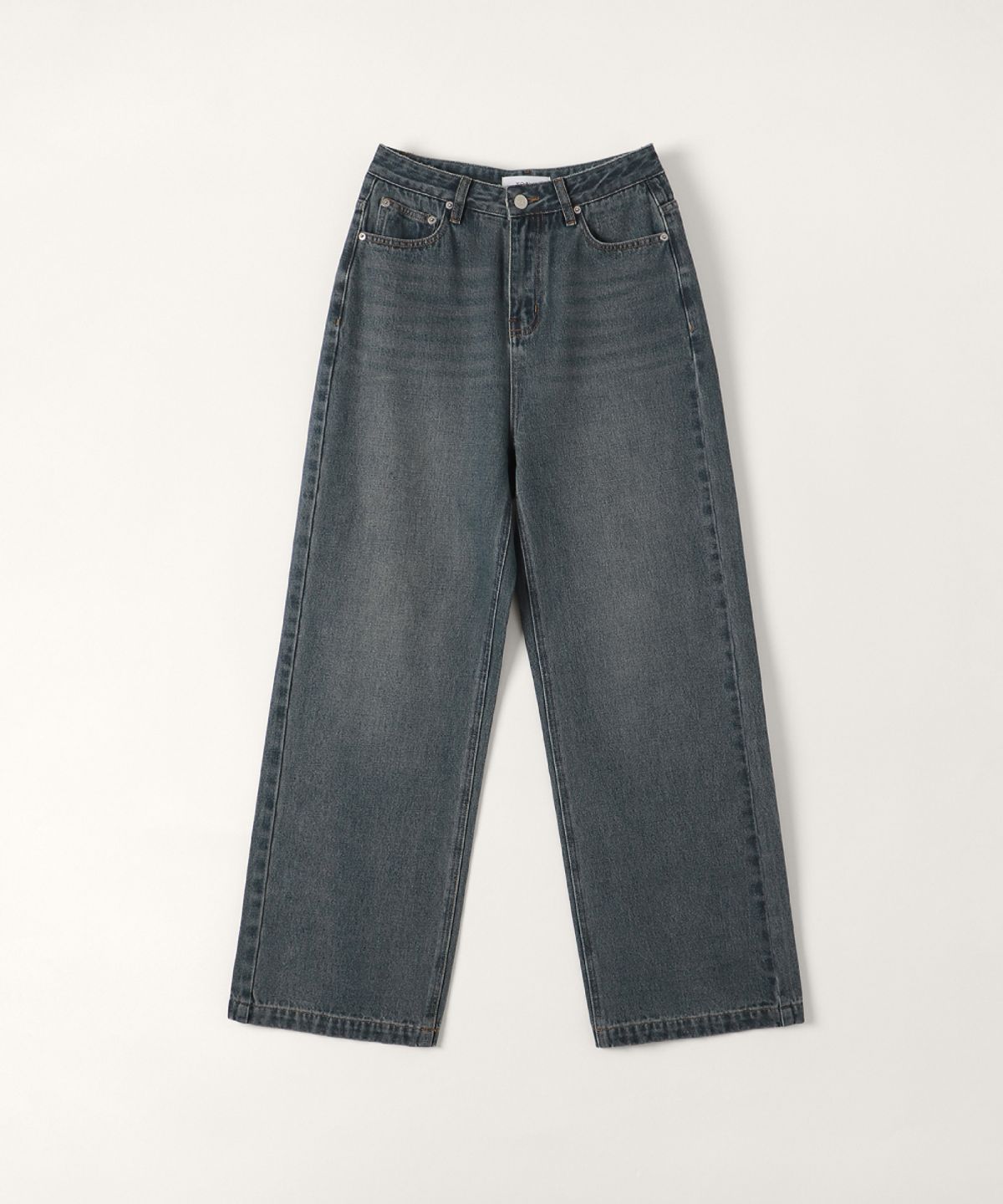 토아베(TOAVE) Labo Wide Denim Pants (Tin blue)