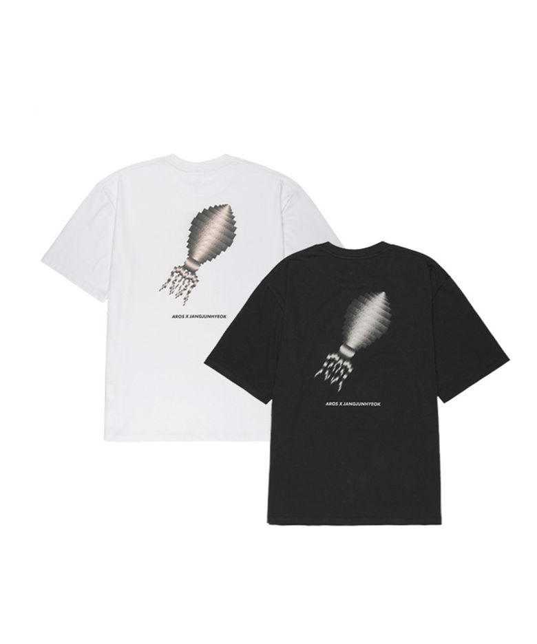 [AROS X JANG JUN HYEOK] Fragments Tee Squid 오징어