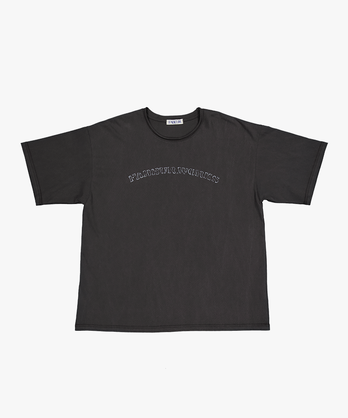 파버(FABEUR) VINTAGE GRAPHIC T-SHIRT (CHARCOAL)