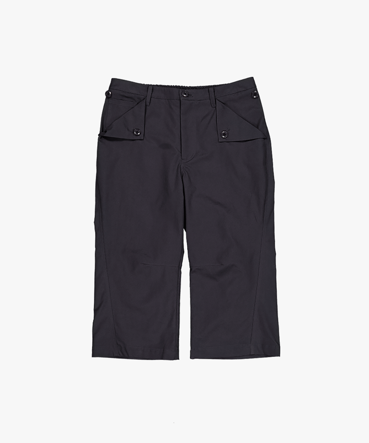 파버(FABEUR) BUTTON CAPRI PANTS (CHARCOAL)