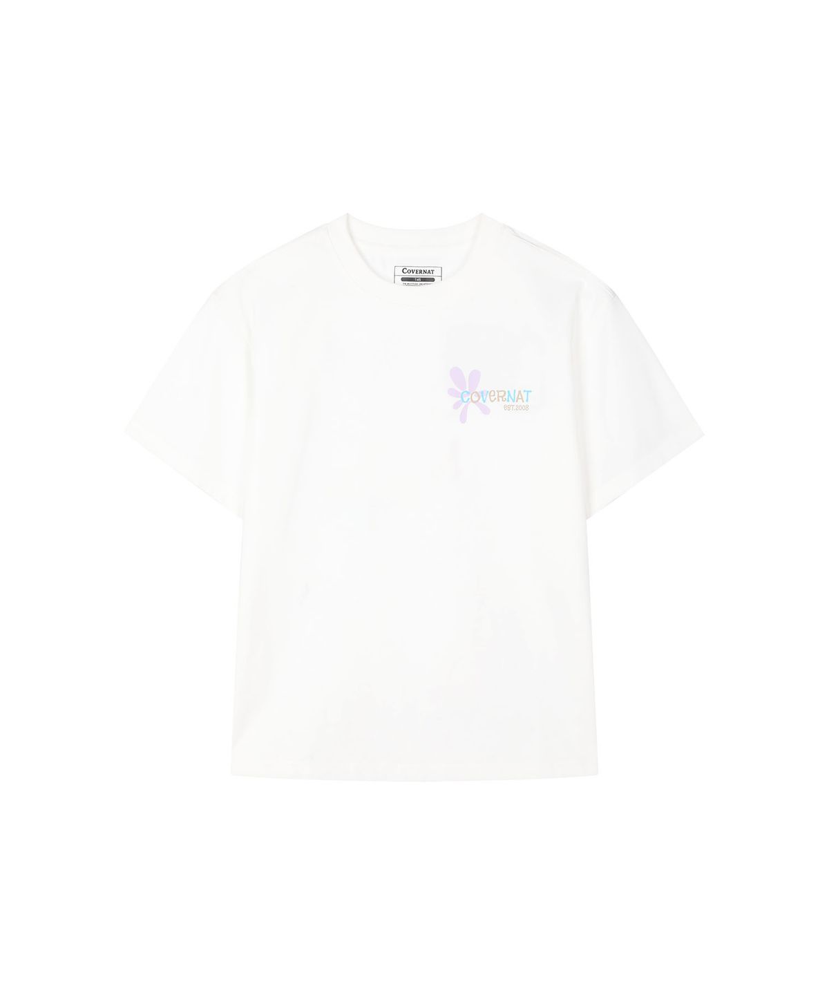 커버낫 키즈(COVERNAT KIDS) 커버라이드 살라 반팔 티셔츠 화이트 CK2603ST19WH